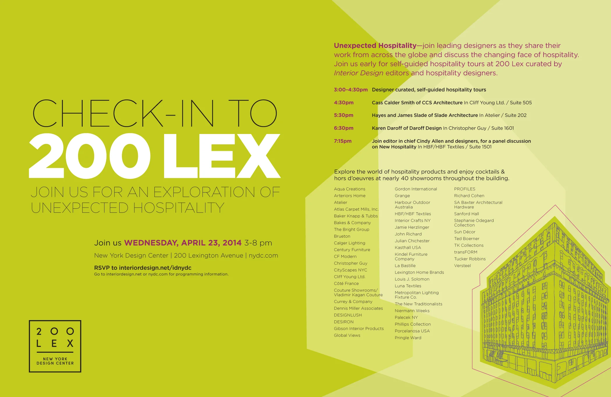 Check-In to 200 LEX spread ad