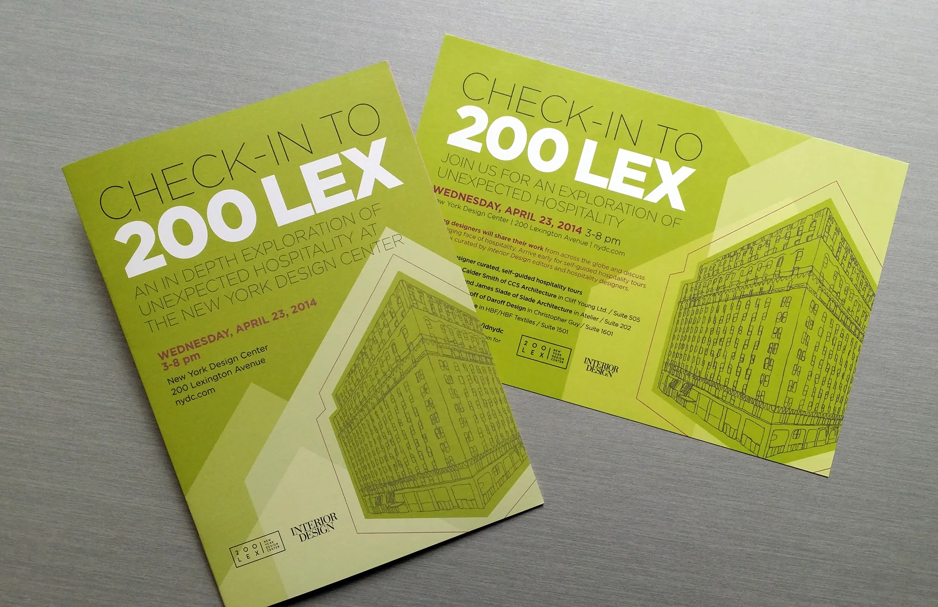 Program and postcard