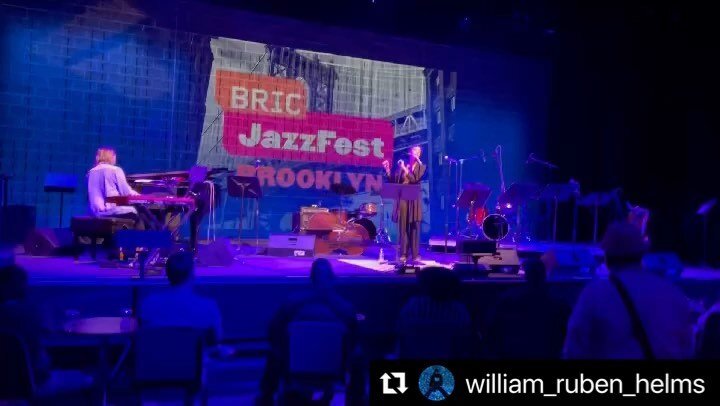 Some fun moment from @bricbrooklyn jazz festival back in October with the band !! I haven&rsquo;t been sharing much videos lately, so here are some musical moments for you from the show. @tee.clay &amp; @sam.towse might make you cry 💔
Thanks again t