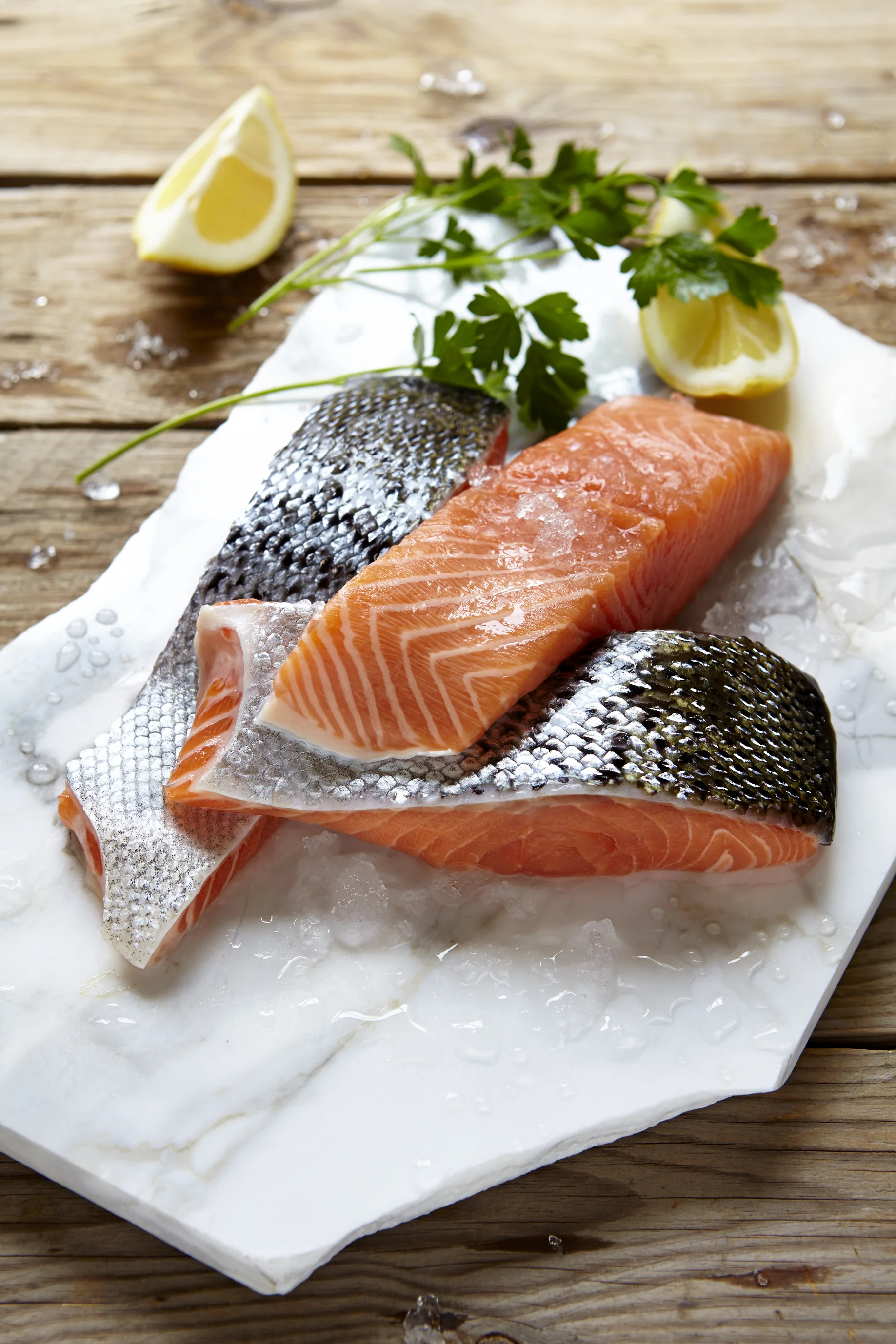 Salmon fillets
