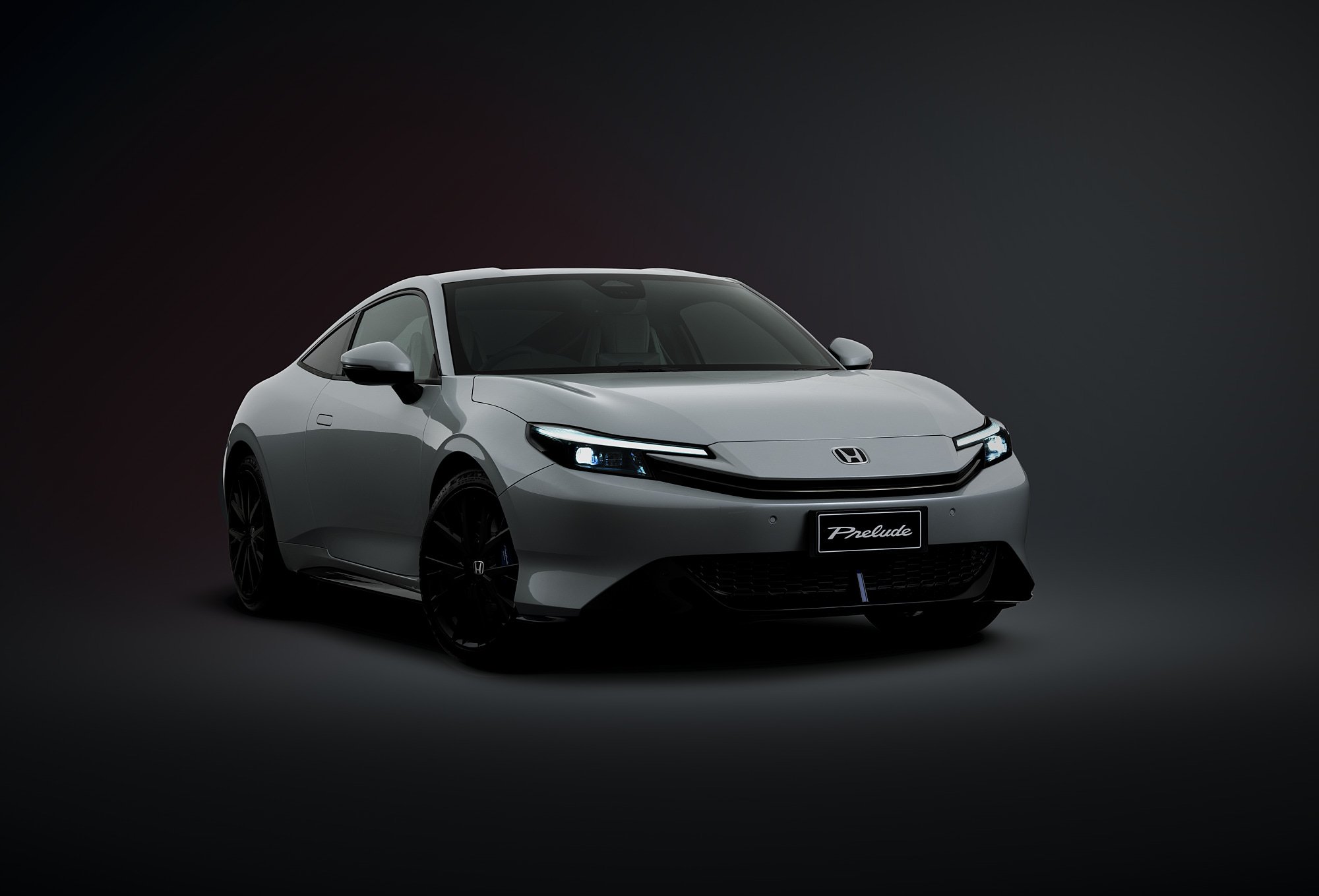 Honda Prelude photographed in a specialist automotive studio in Melbourne with controlled lighting and reflections.