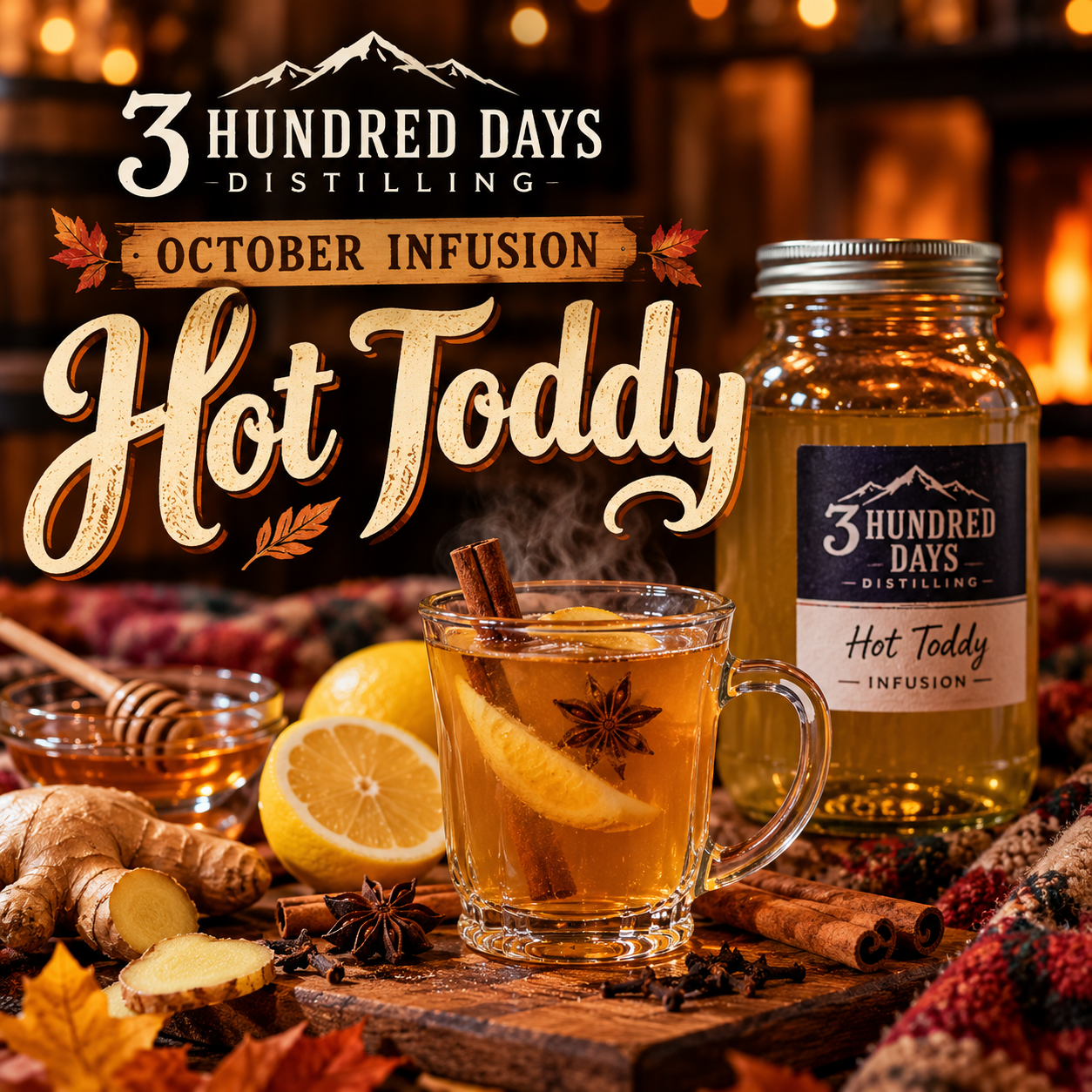 Octobers infusion is....  Hot Toddy