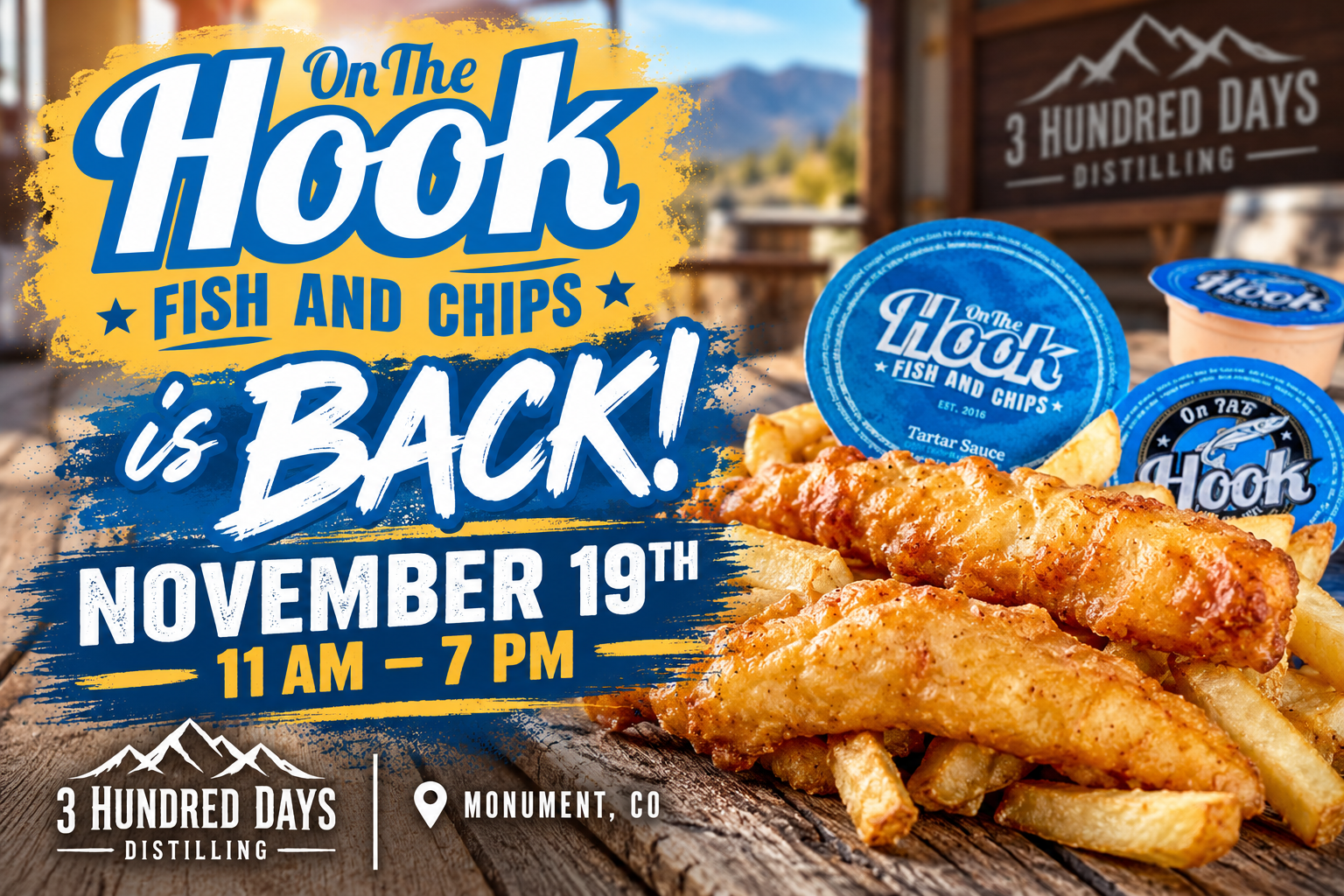 They're Back! On The Hook Fish &amp; Chips Returns!