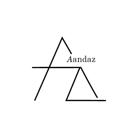 Formatted and recreated Jessie Tu's logo design and business cards for her company Aandaz. 