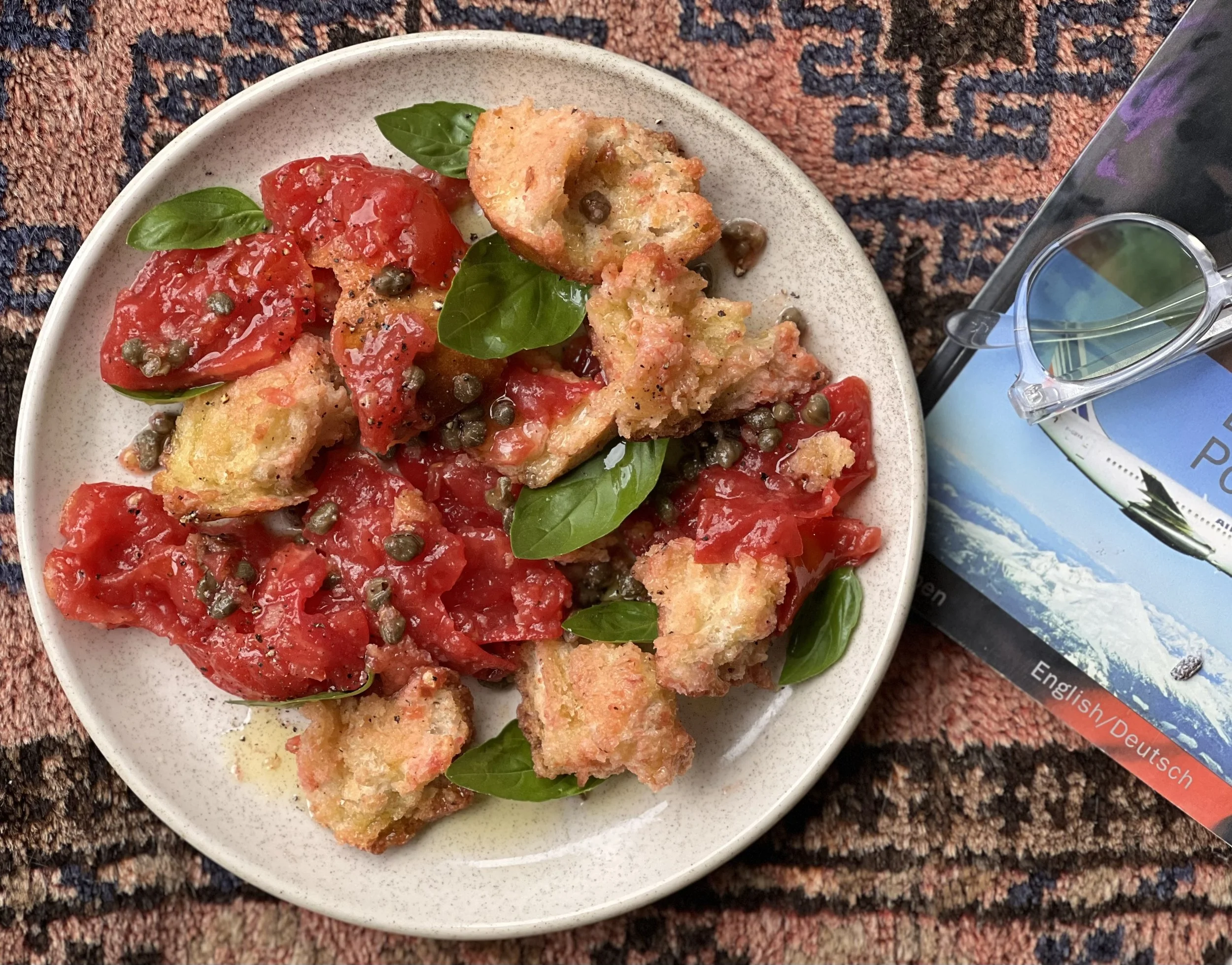 Tuscan bread and tomato salad