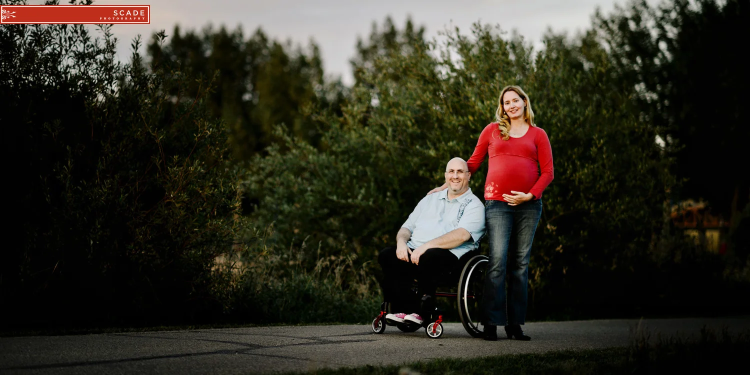 Tara and Neil are having a baby! - St Albert Maternity Photography