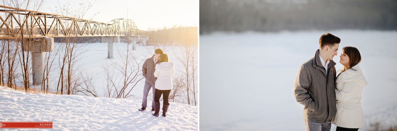 Winter Engagement Photography