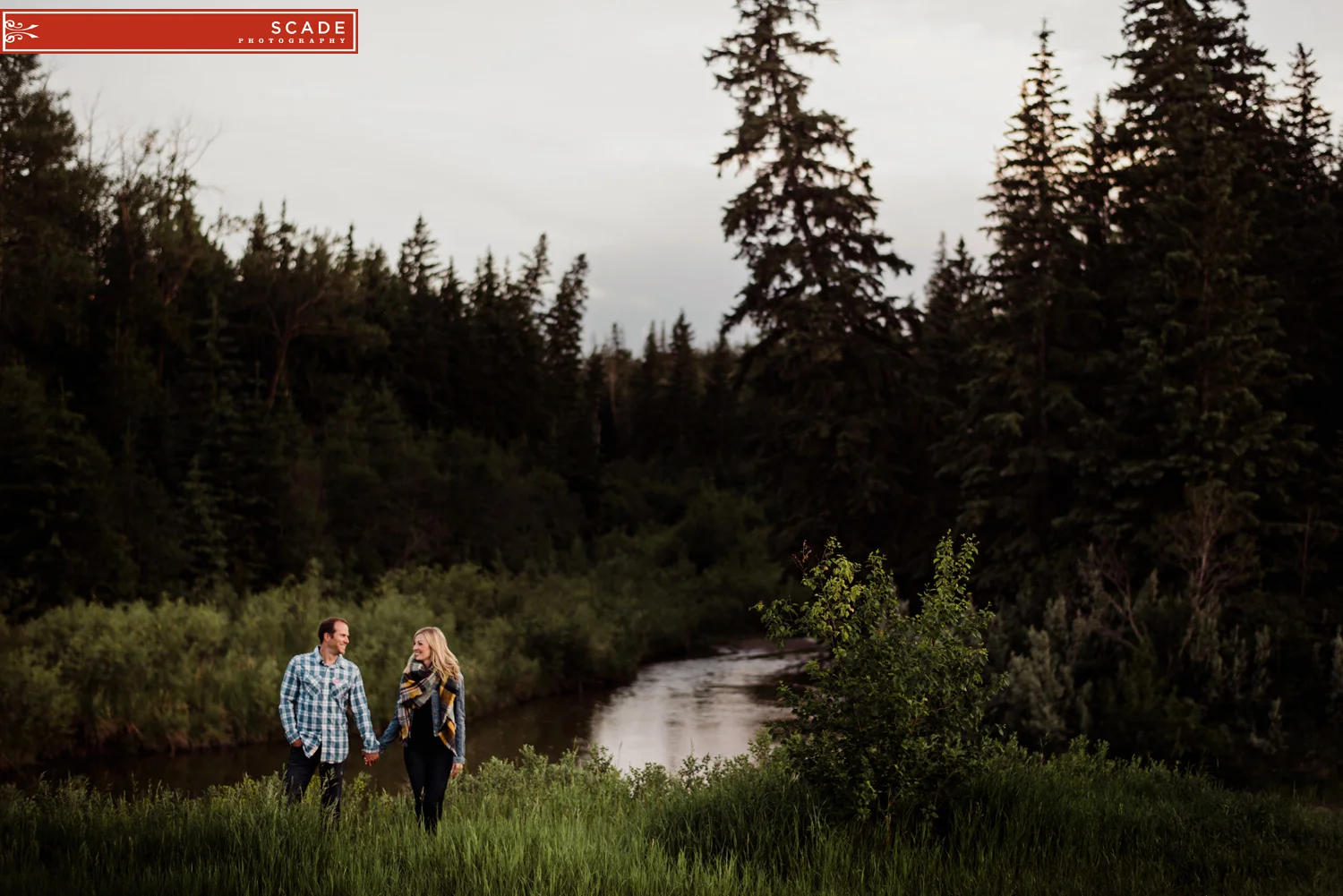 Edmonton River Valley Engagement Session - Jenna and Justin