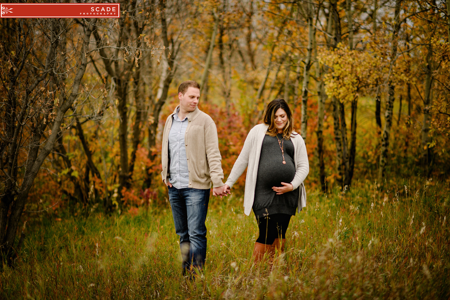 Fall maternity photography edmonton