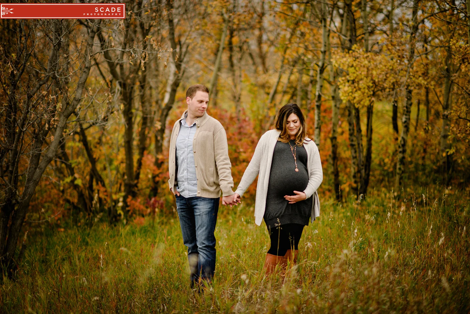 Fall maternity photography edmonton