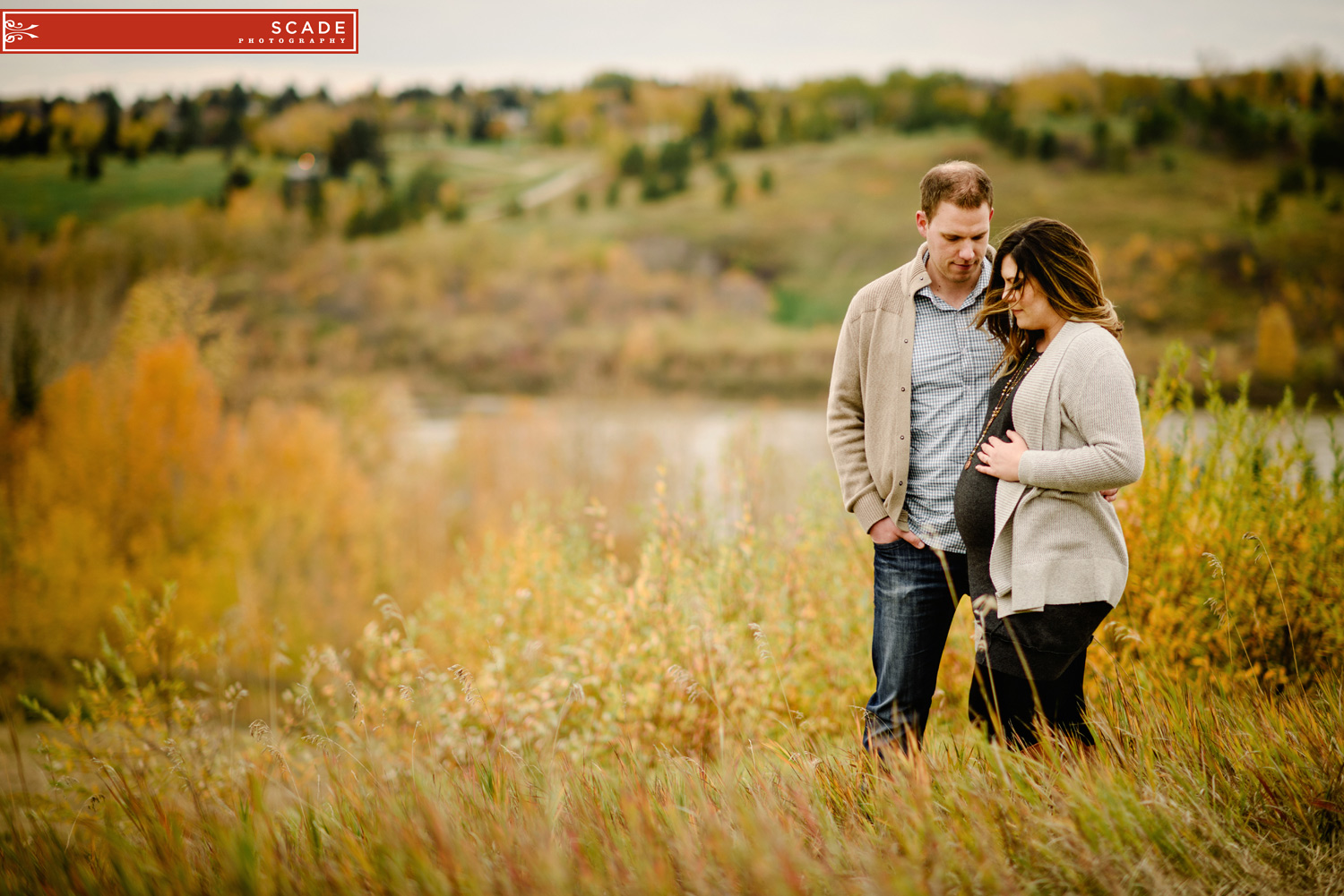Fall maternity photography edmonton