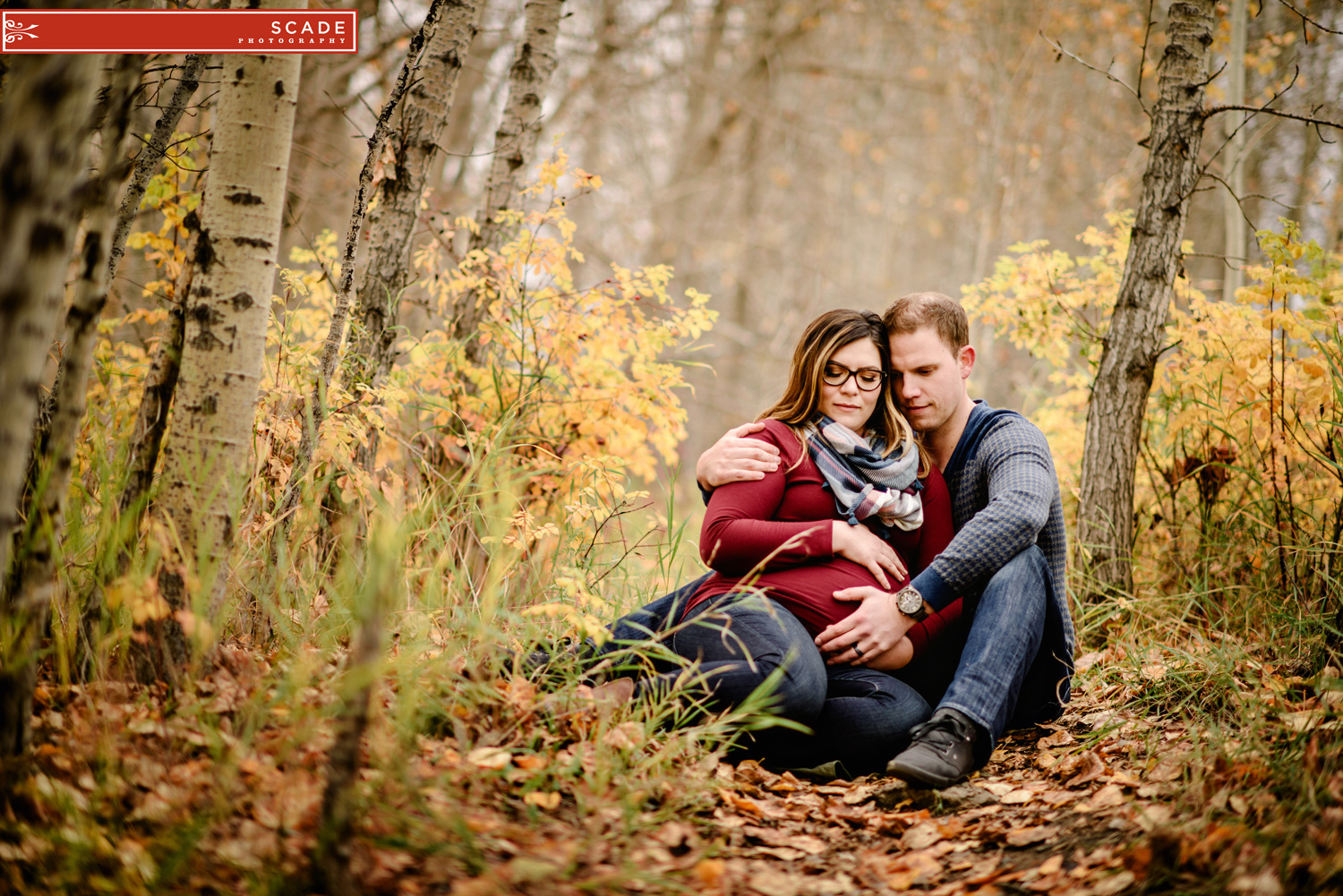 Fall maternity photography edmonton