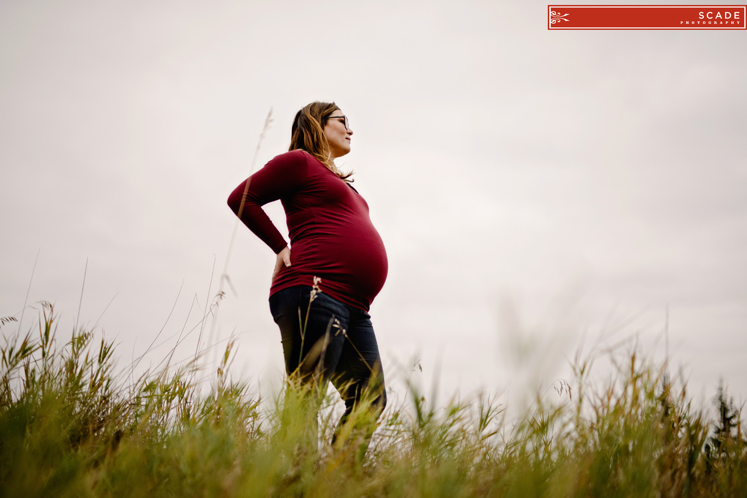 Fall maternity photography edmonton