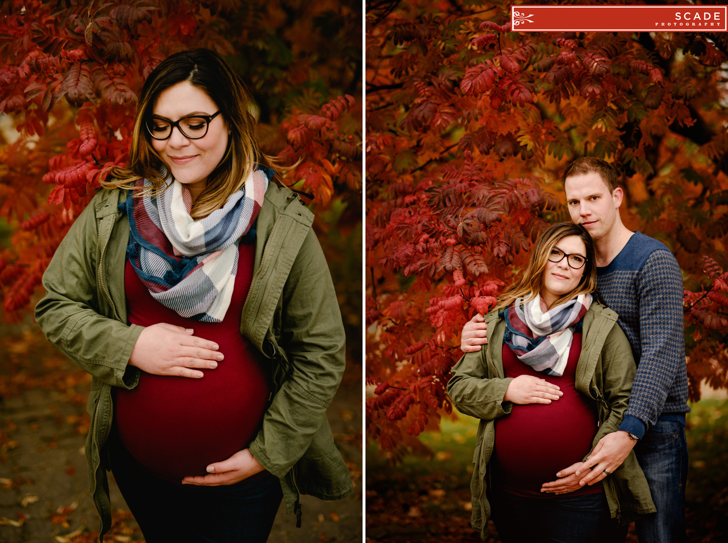 Fall maternity photography edmonton