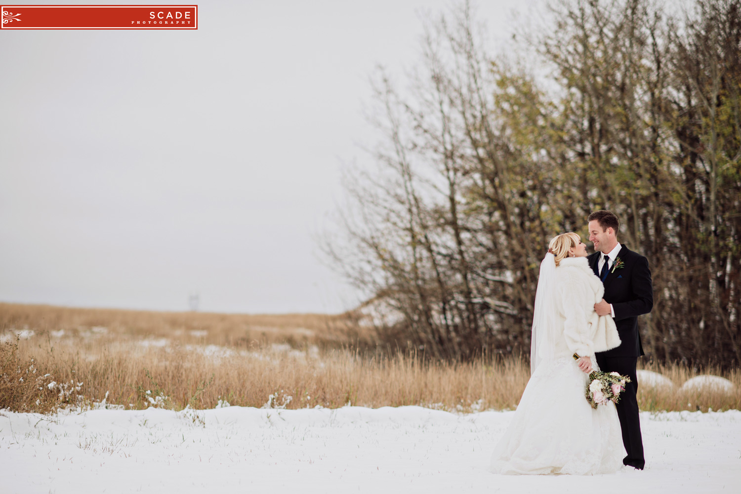 St. Albert Winter Wedding Photography