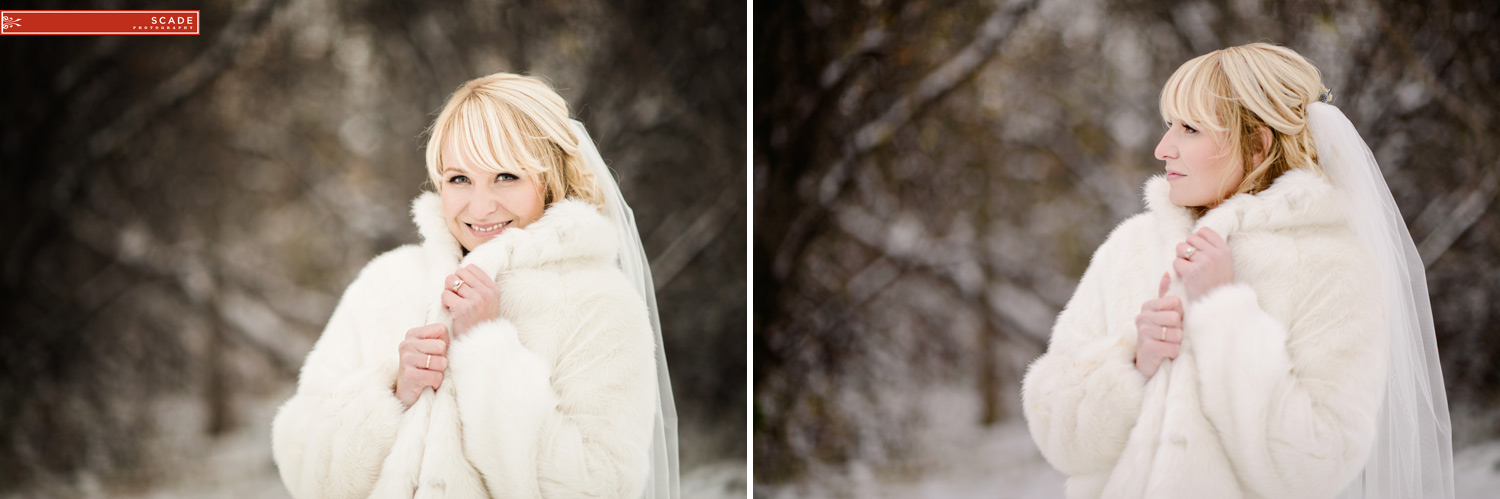 St. Albert Winter Wedding Photography