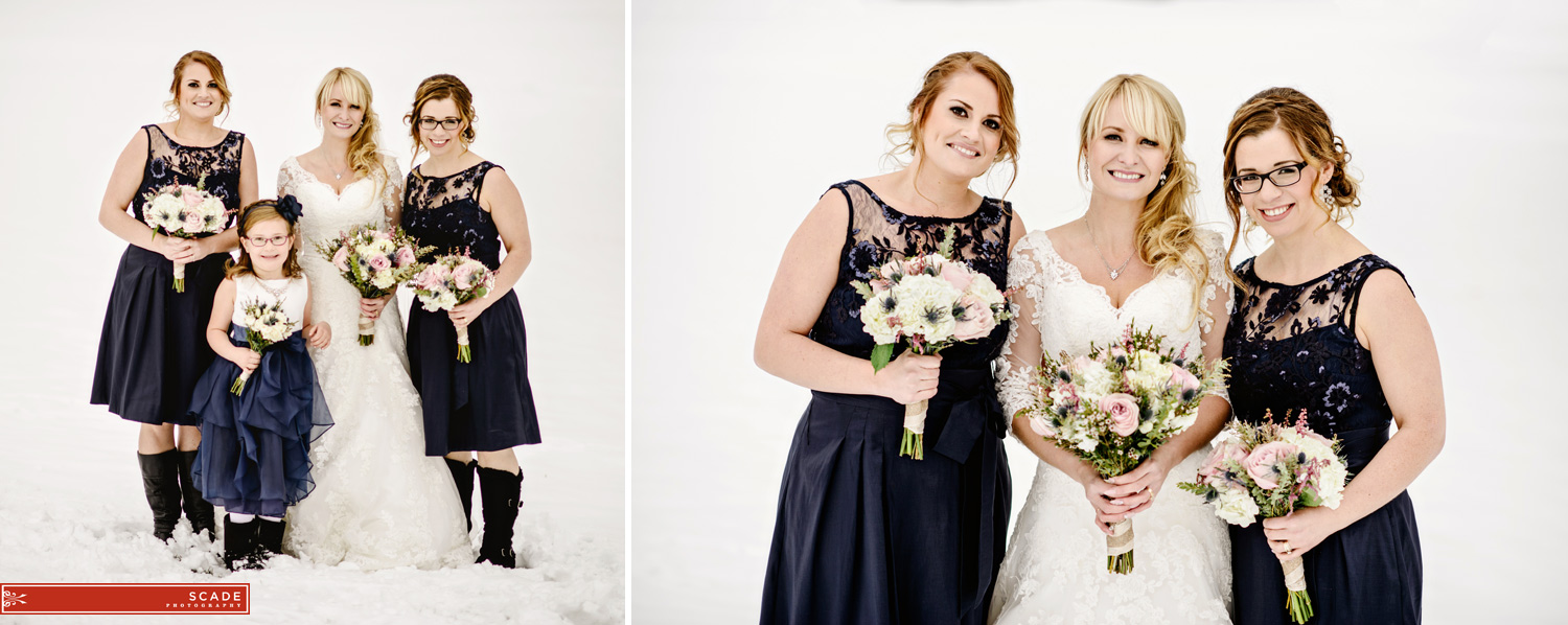 St. Albert Winter Wedding Photography
