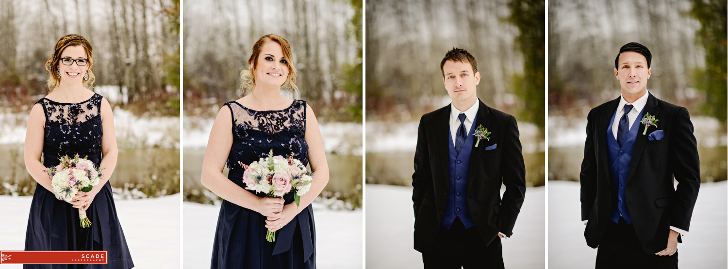 St. Albert Winter Wedding Photography