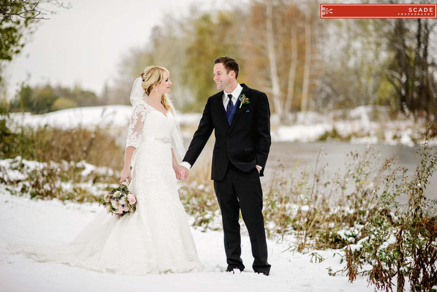 St. Albert Winter Wedding Photography