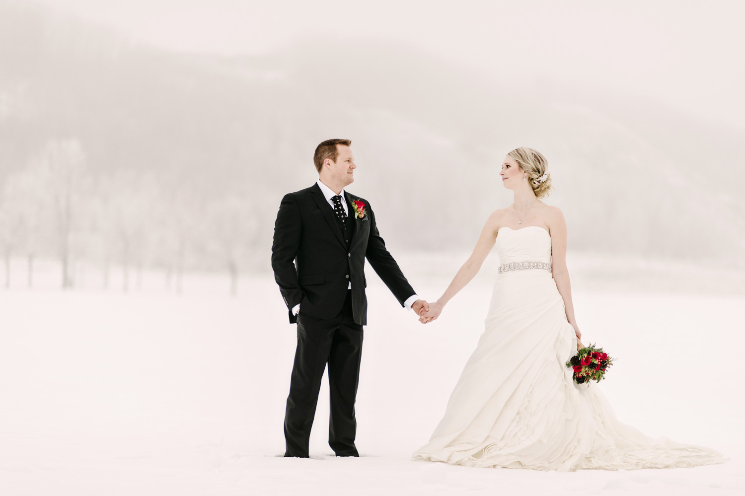 Edmonton Winter Wedding Photography