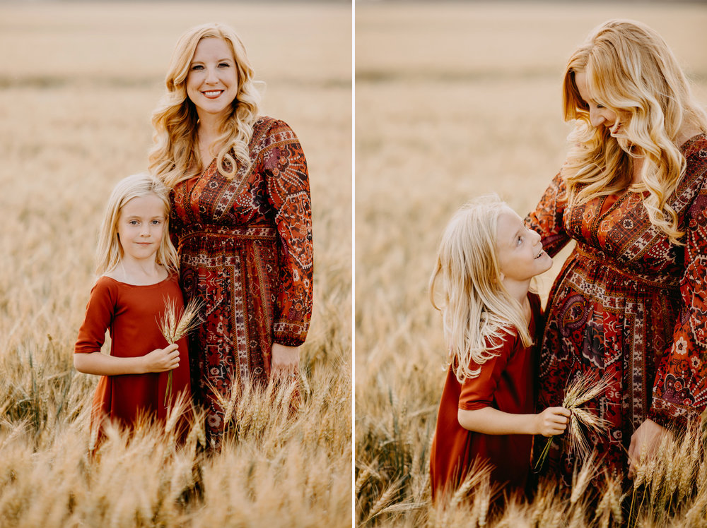 Fall-Farm-Wheat Field-Family Portraits