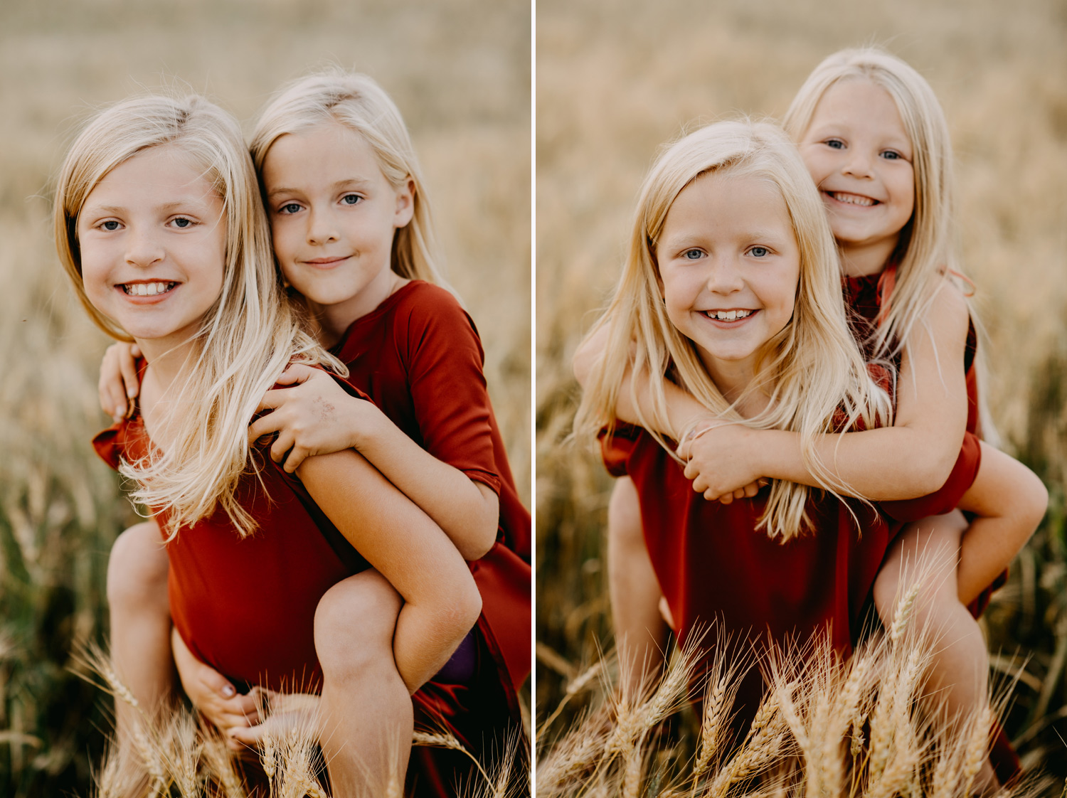 Fall-Farm-Wheat Field-Family Portraits