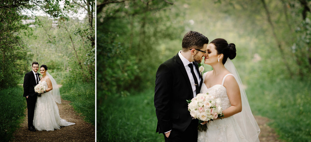 Edmonton River Valley Wedding - Amie and Alex -