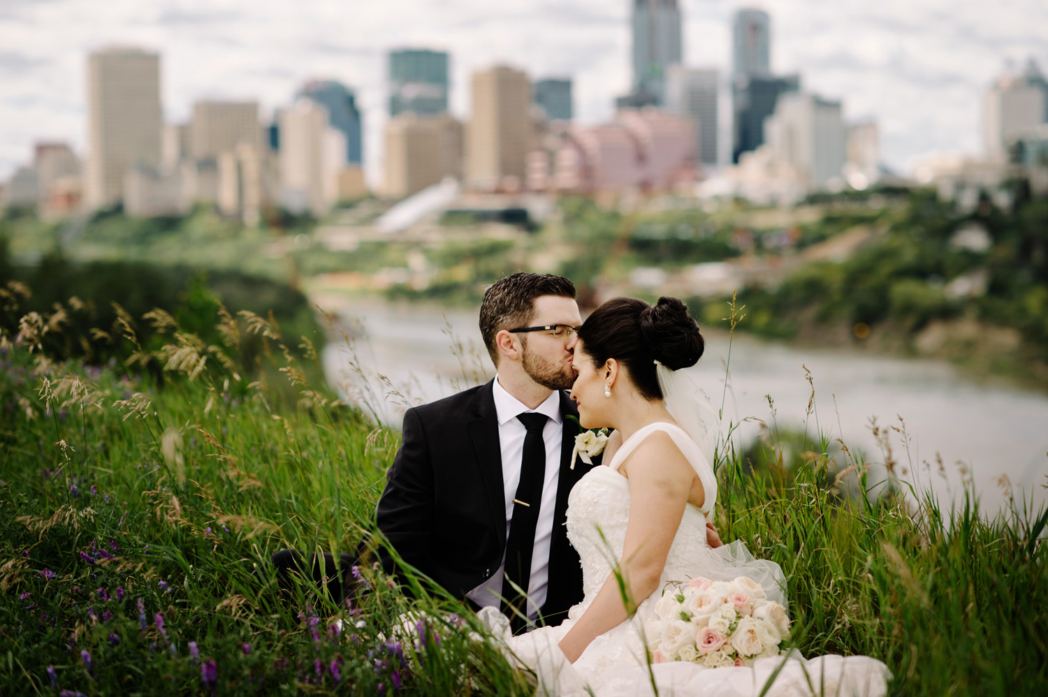 Edmonton River Valley Wedding - Amie and Alex -