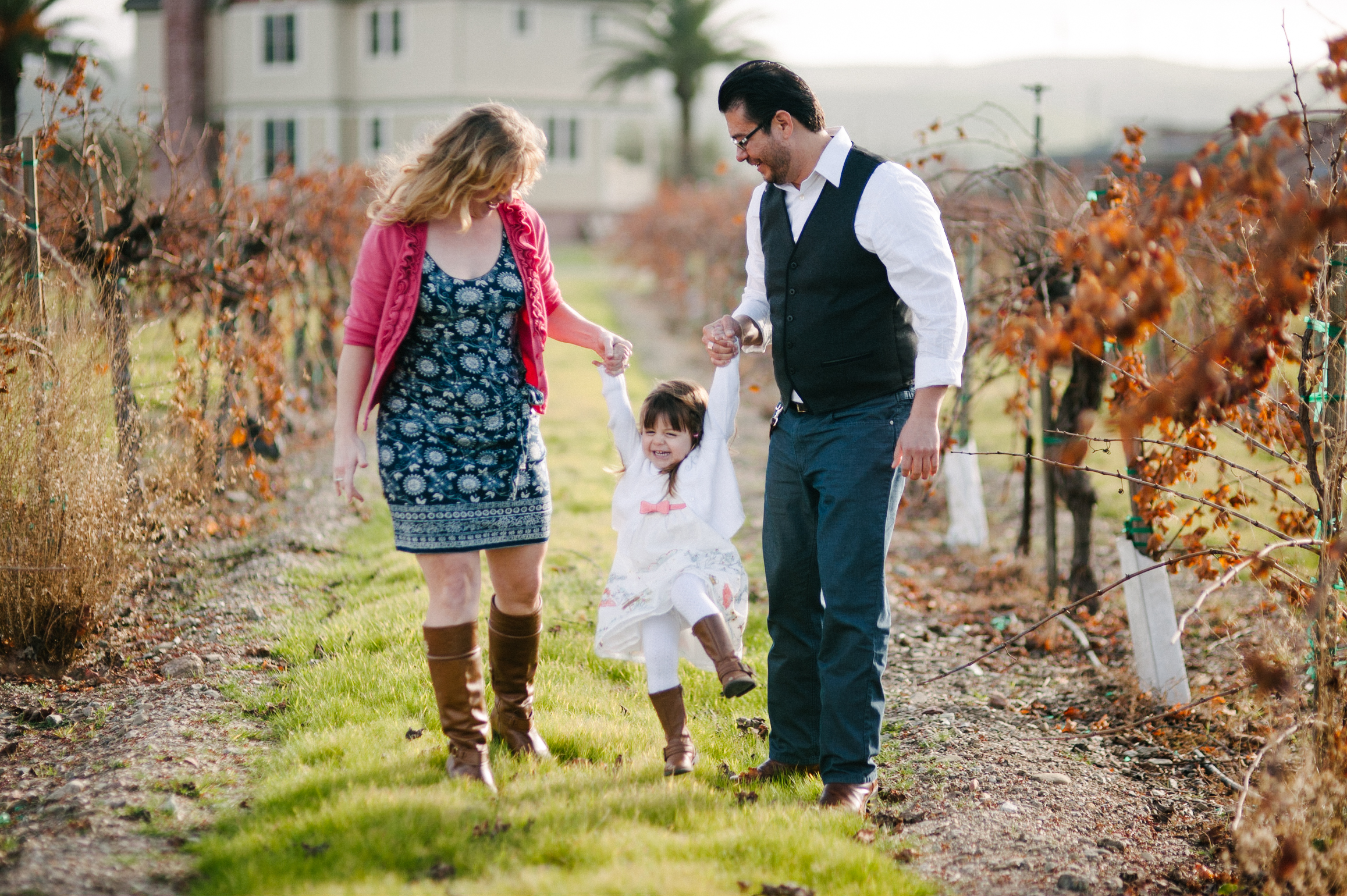 The Lovely Gunn Family at Concannon Winery