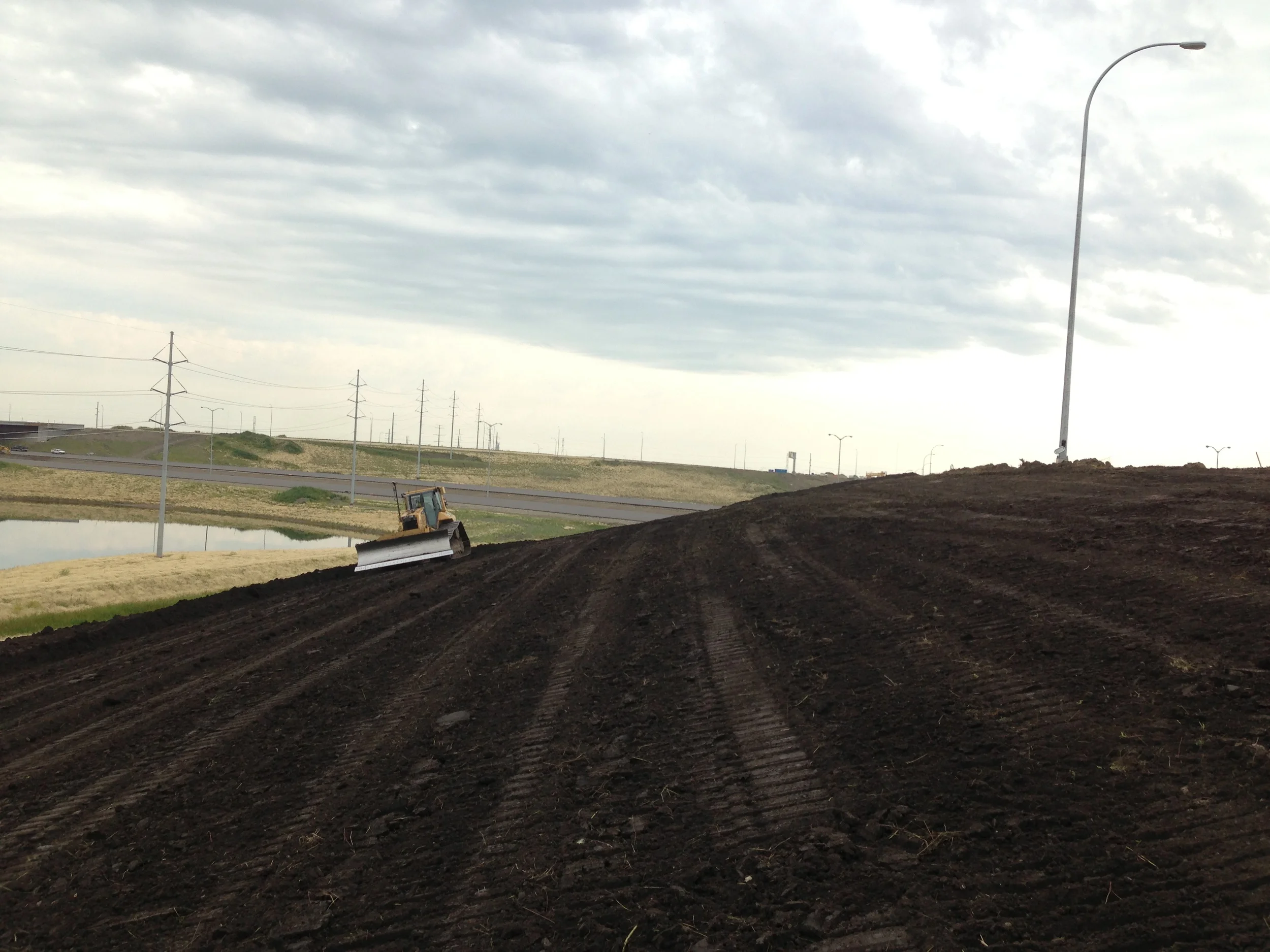 Fine Grading using GPS Machine Control