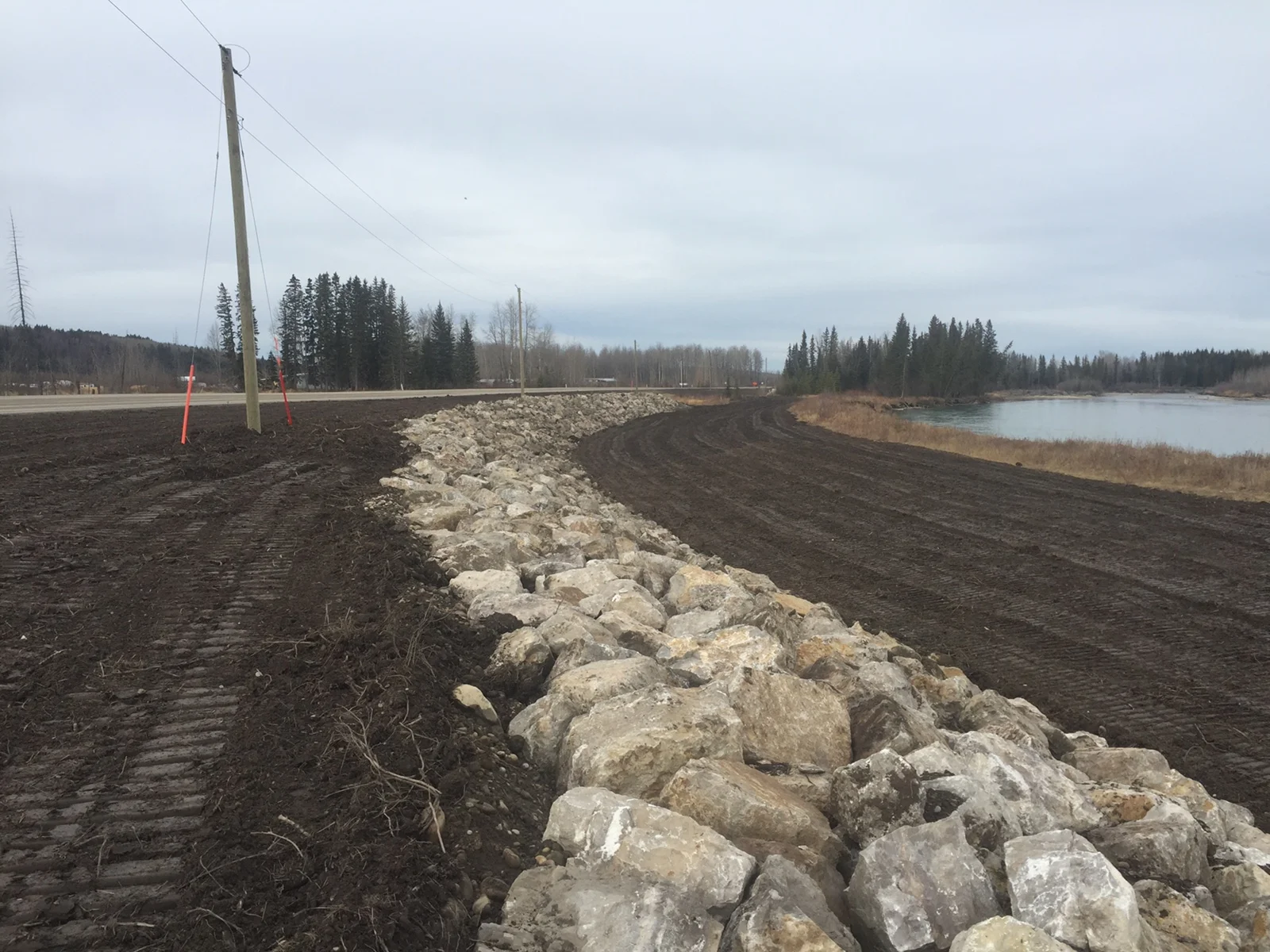 Buster Creek Road Bank Protection - North Saskatchewan River