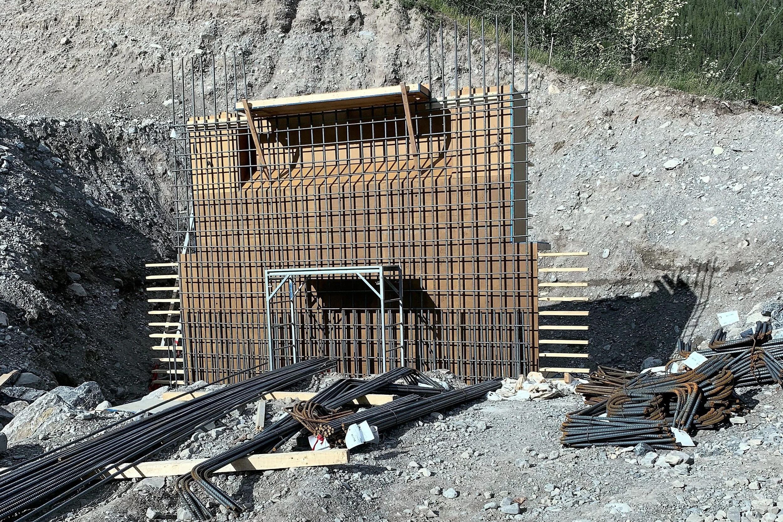 Flood mitigation installation