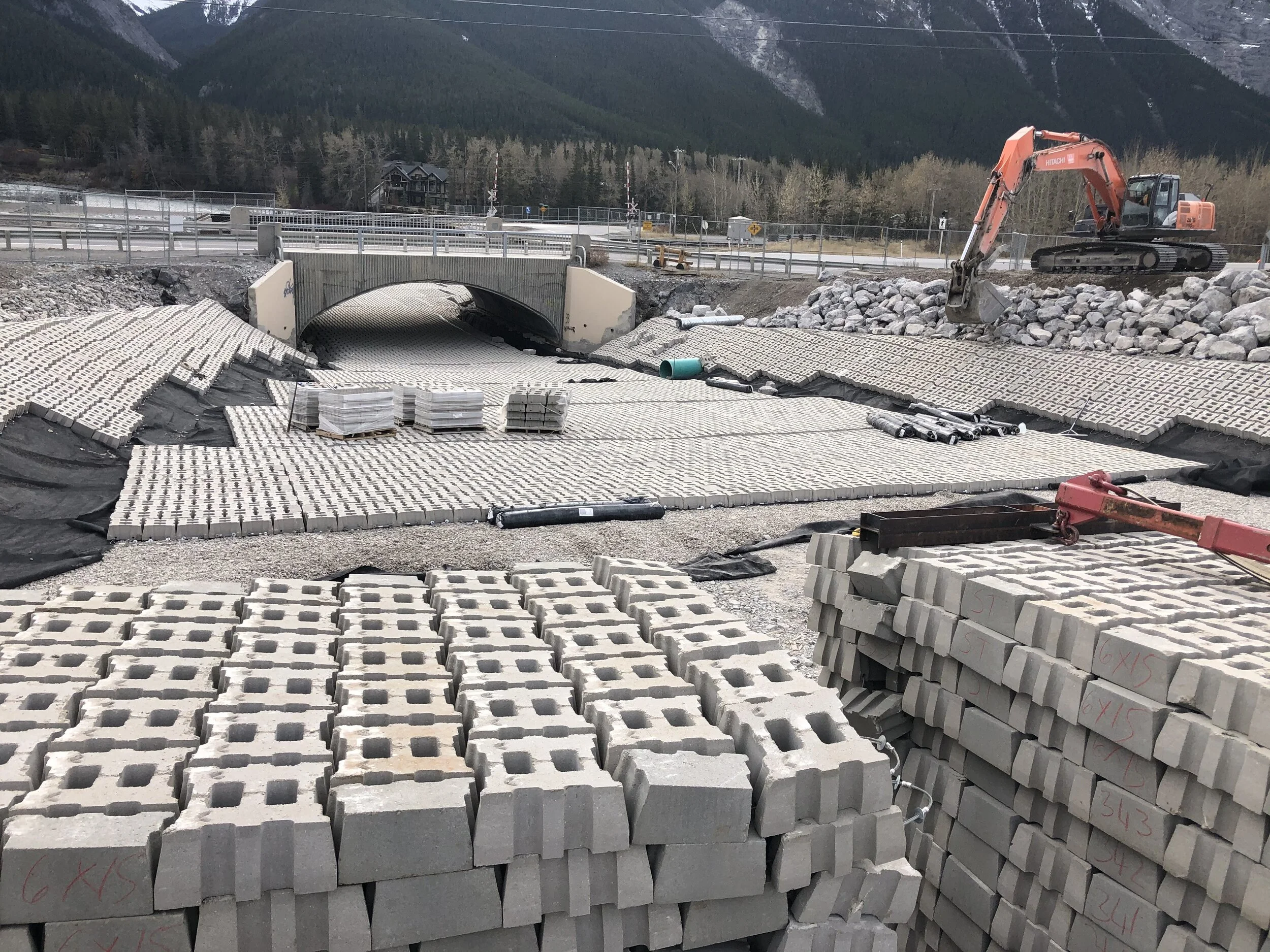 Flood mitigation work