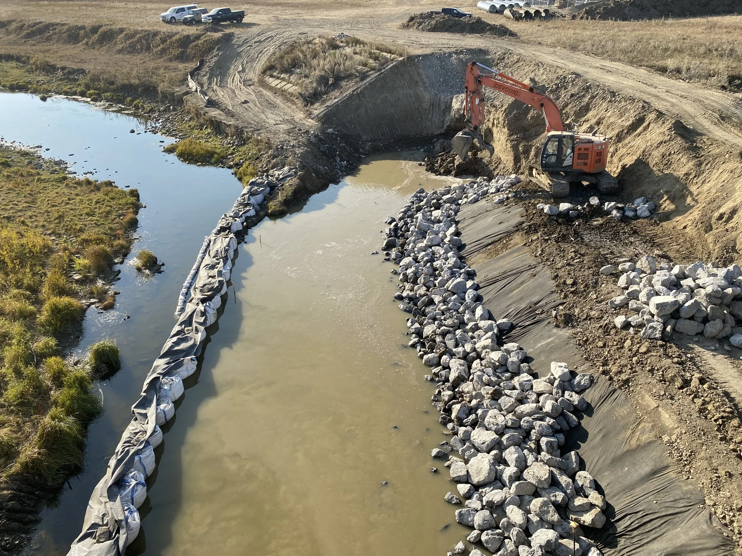 BF 6565 - Hwy 21 Over Kneehills Creek Bank Protection