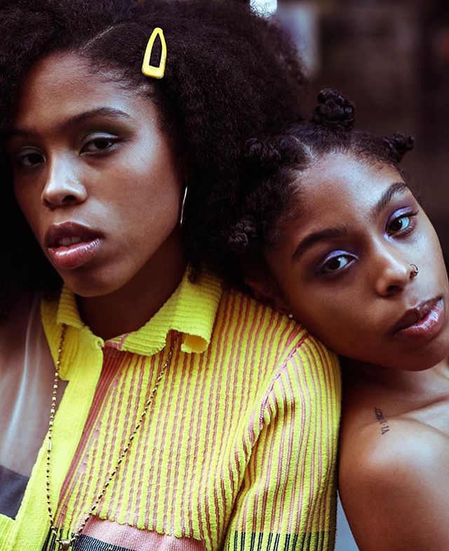 &ldquo;Twins: a gift from heaven above. Two by two wrapped in love.&rdquo; Photo: @sycroix 
Fashion: @sydneyloew &amp; @zoechampionknitwear 
Style: @mothermelanin_