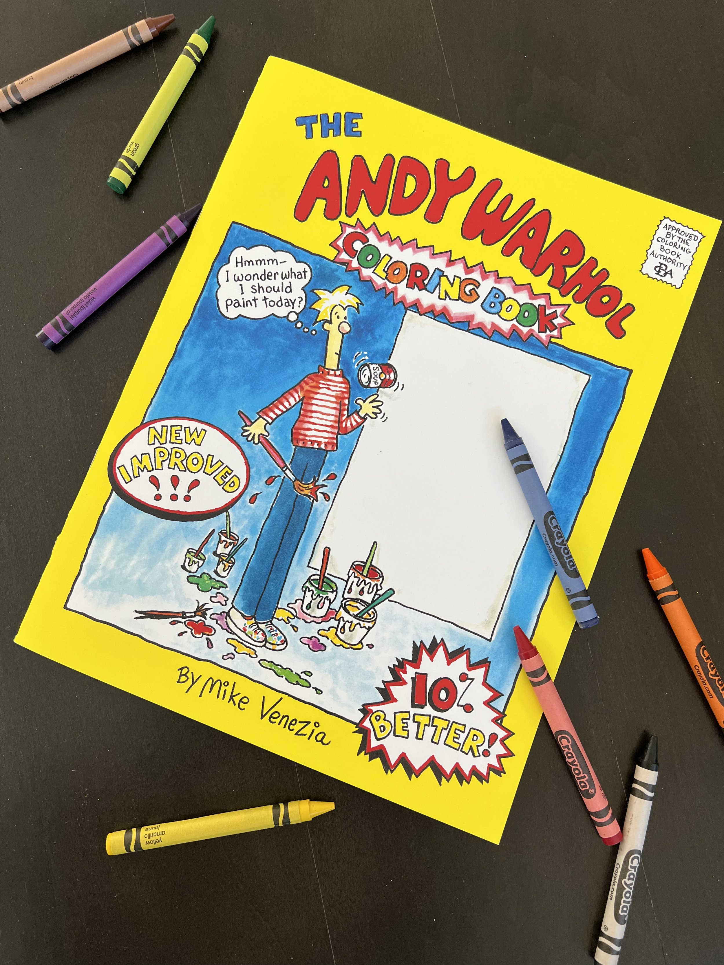 Mike’s New Andy Warhol Coloring Book!