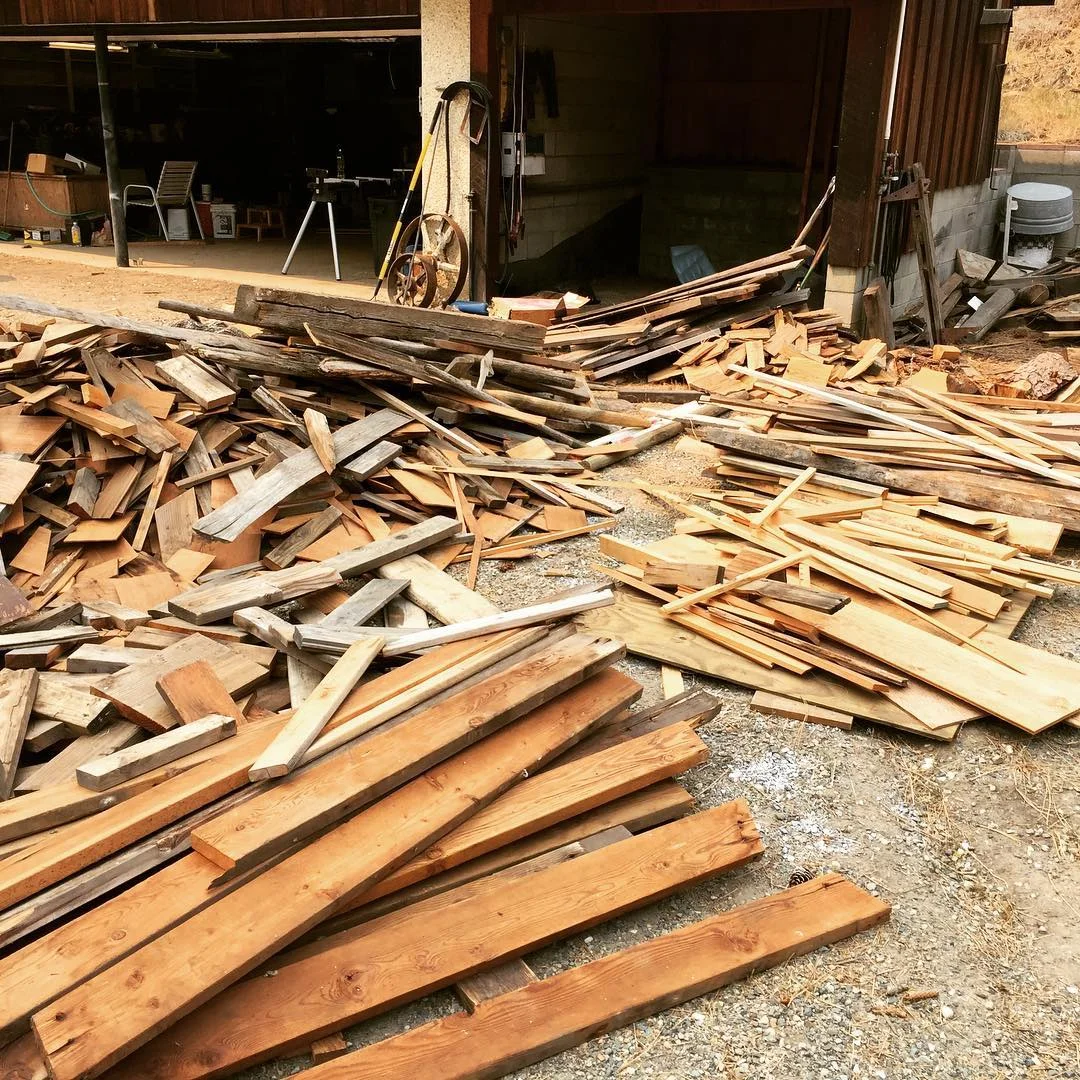 It’s crazy to cut down bird habitat to build nestboxes. That’s why 100% of the wood used to create Nice Nests is scrap salvaged from construction sites, tear-downs, remodel projects, or burn piles.