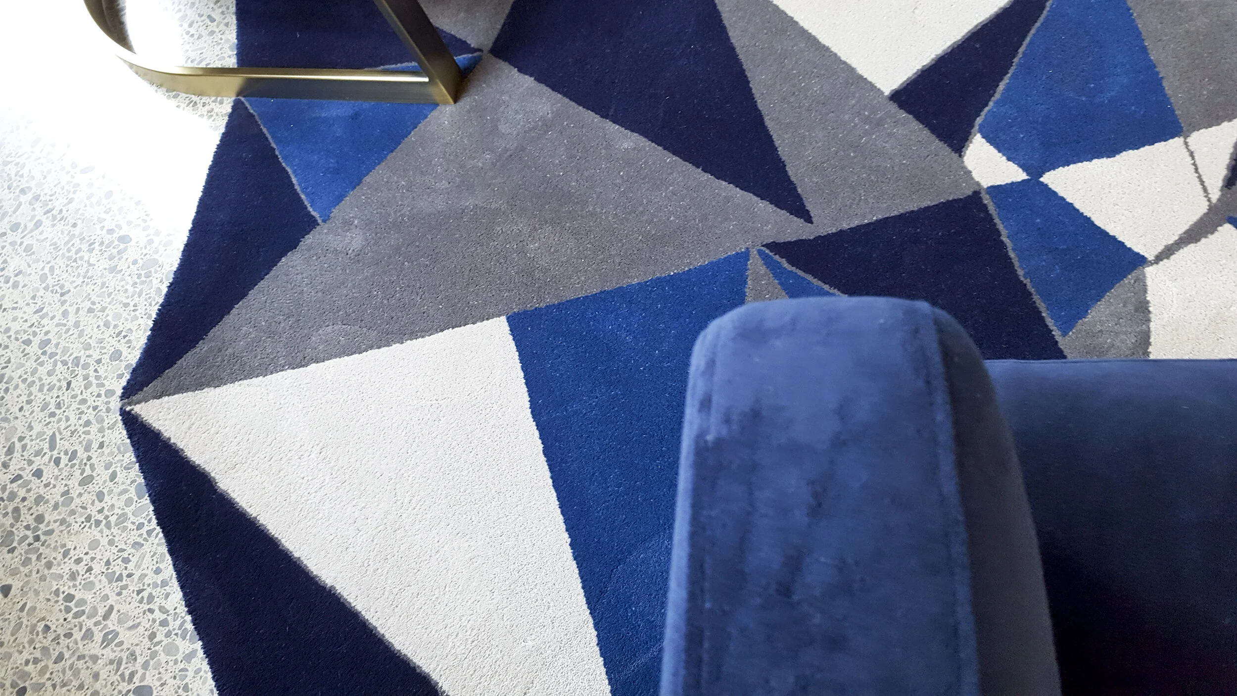 Chevron rug by CRONZ_geometric_patterned rug_commercial rug gallery6.JPG