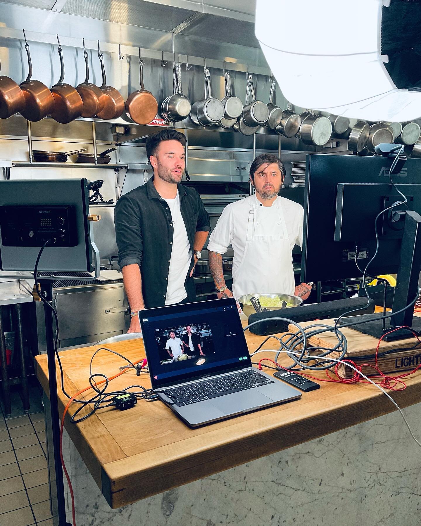 Hosting and producing another round shoots with the big man @chefludo at Petit Trois in LA, next one is Roasted Chicken with Potato Gratin 🤌