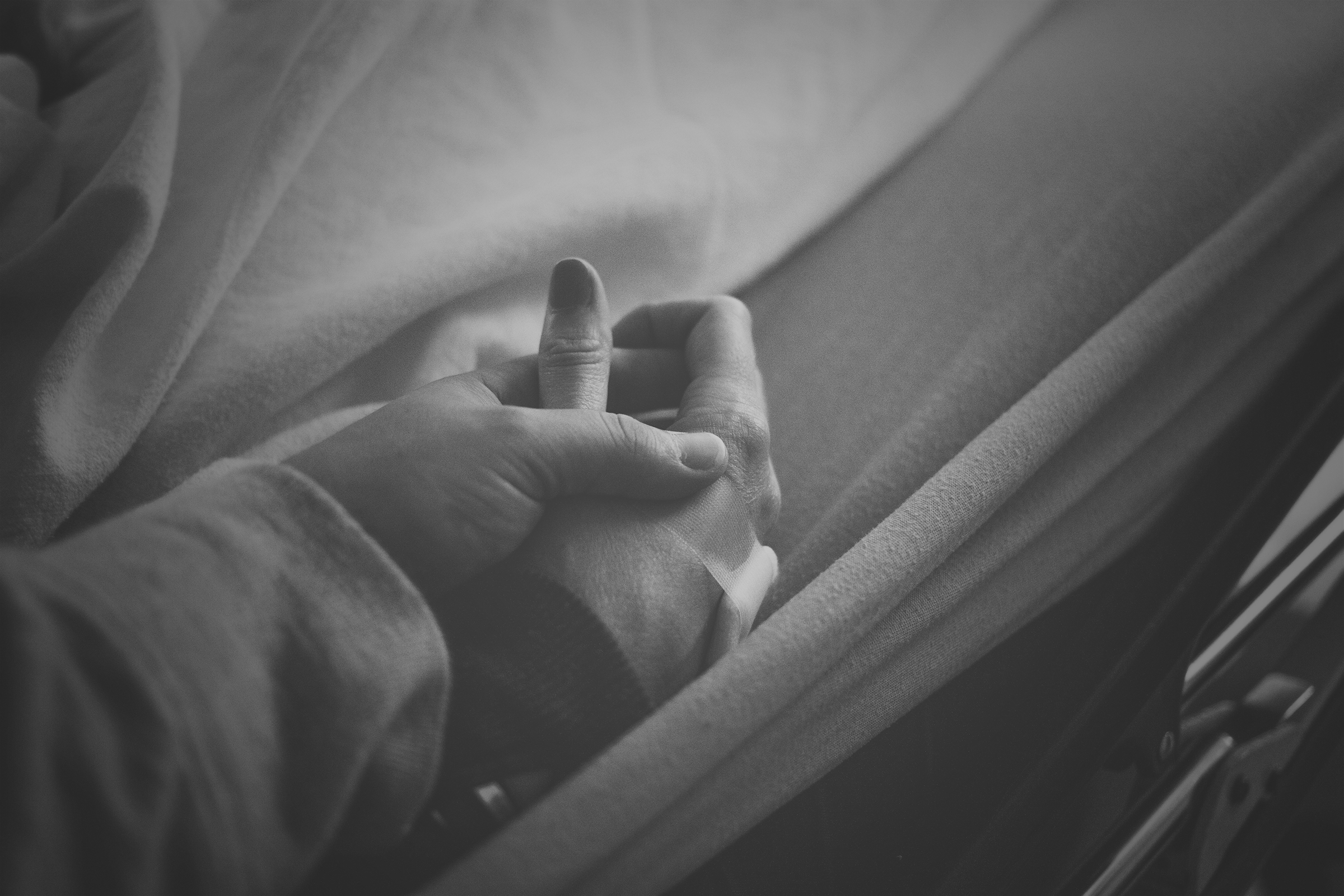 Our hands, Hospital.