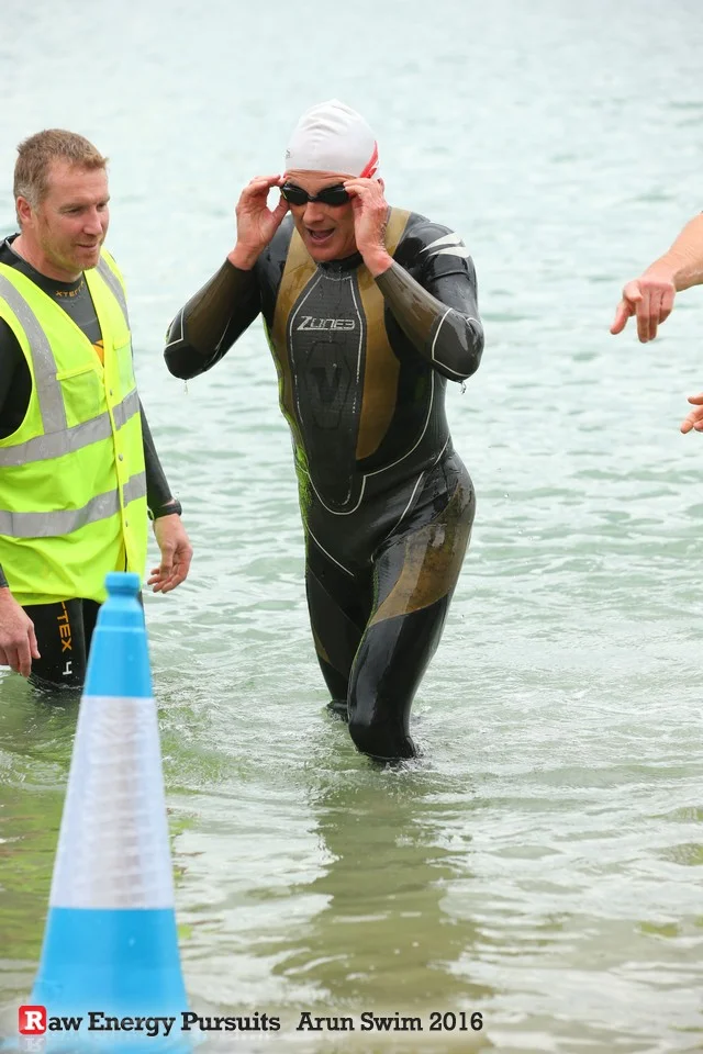 First long swim in the programme - doesn't seem so far now