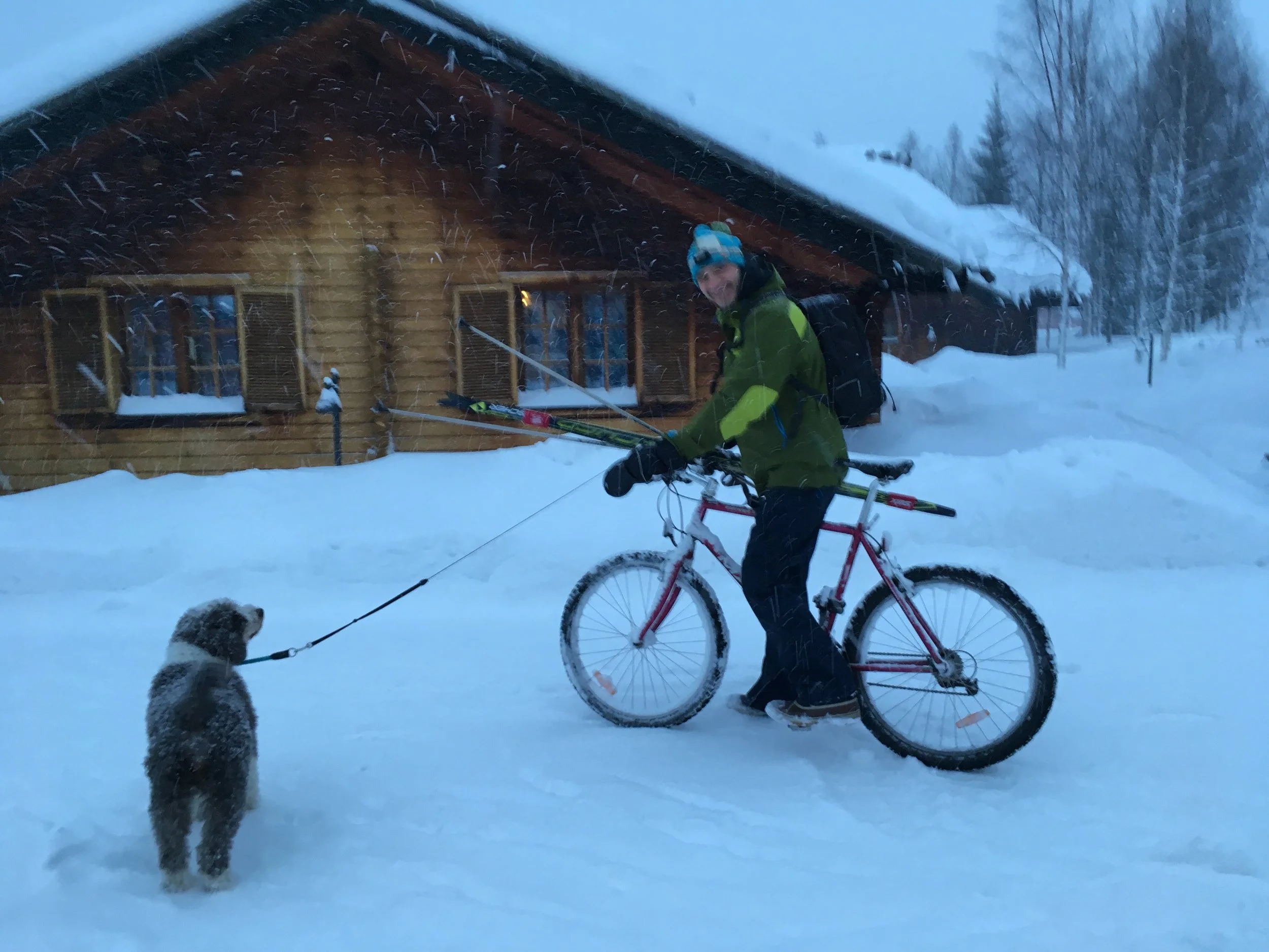 Instructor Timo heads home