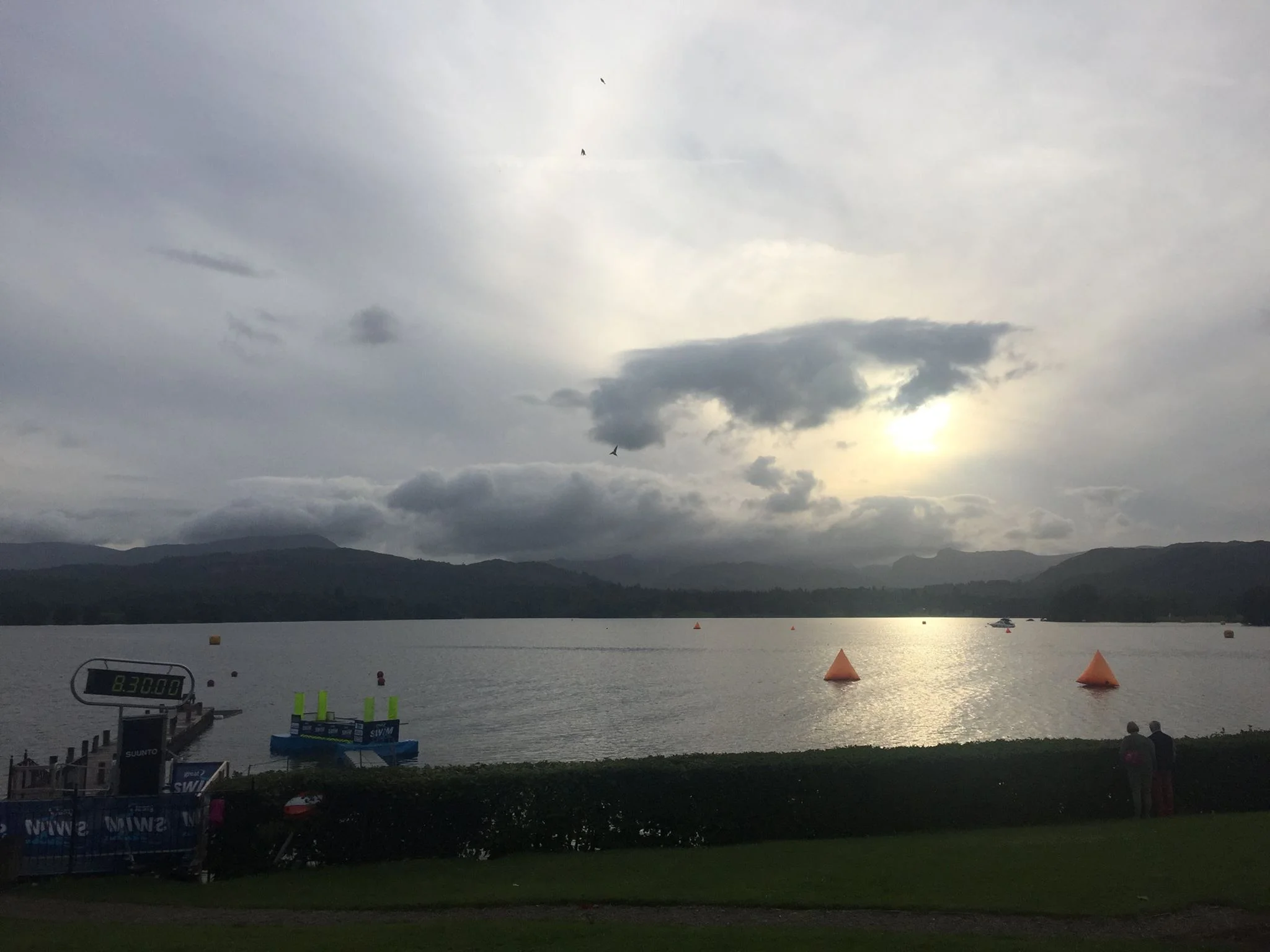 The evening before - all is calm for now