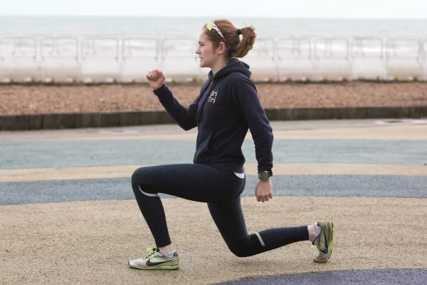 Lunging in Hove, with thanks to Phoebe and photographer Rosie Hallam