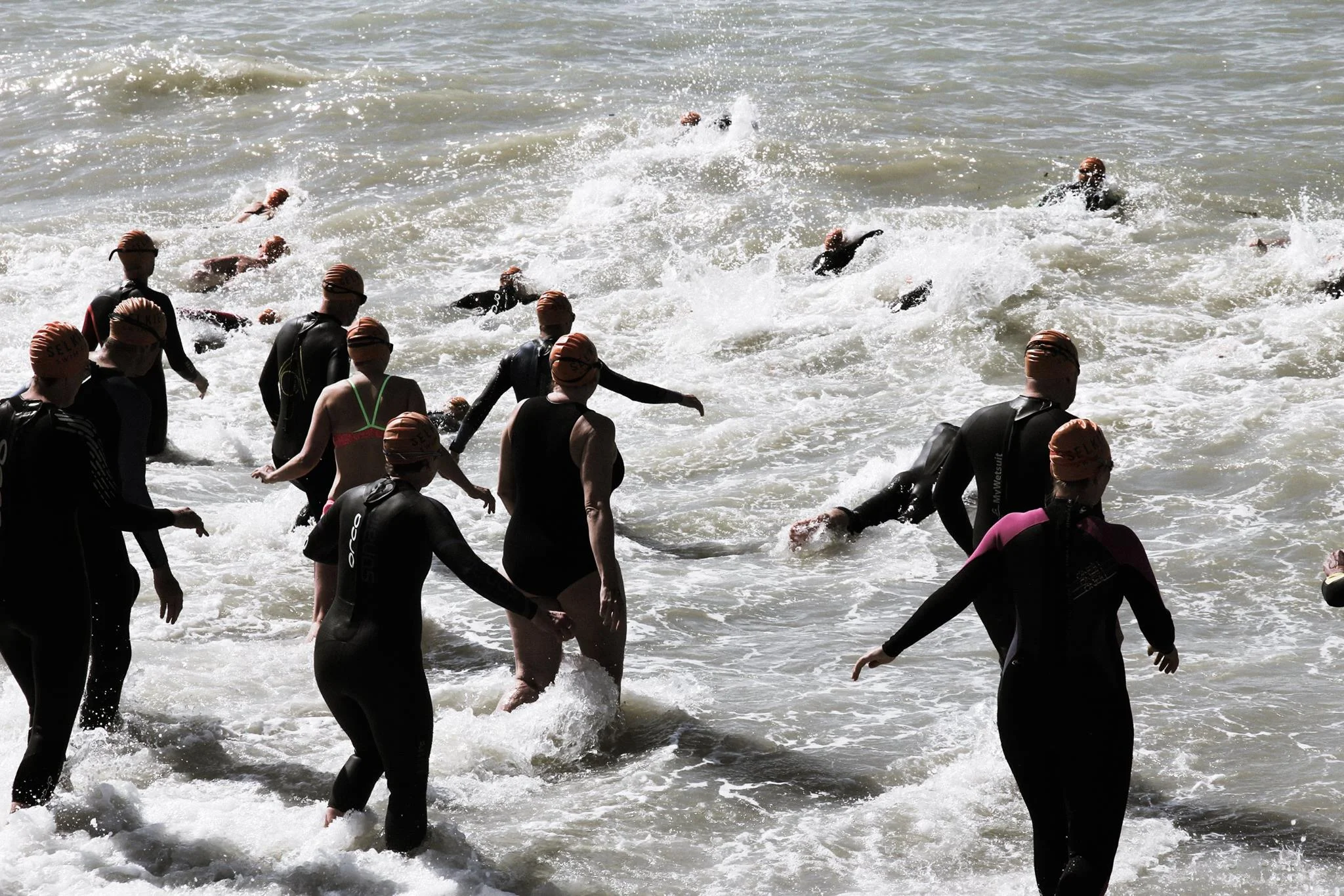 Start of the Brighton Tri Club organised Paddle Round the Pier