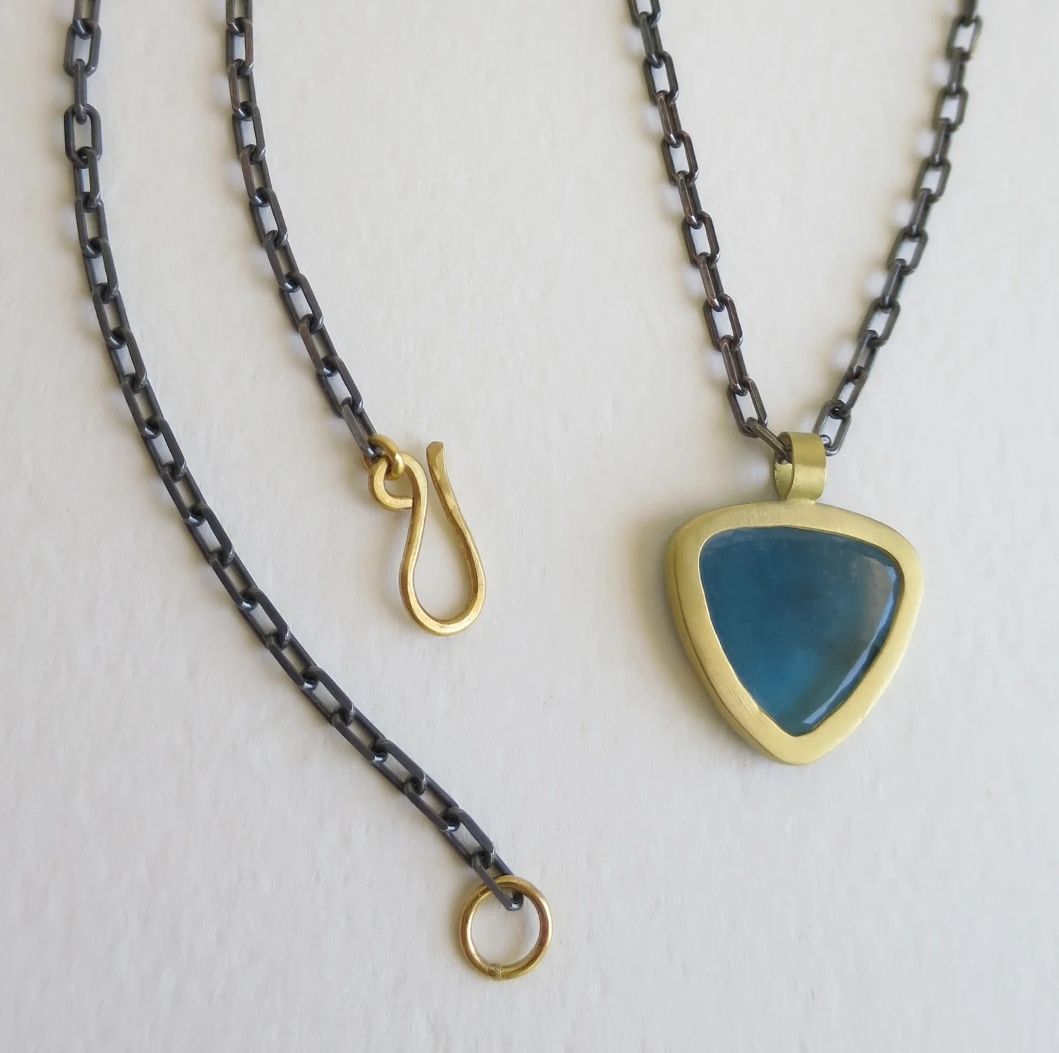 Handmade Blue Tourmaline heart