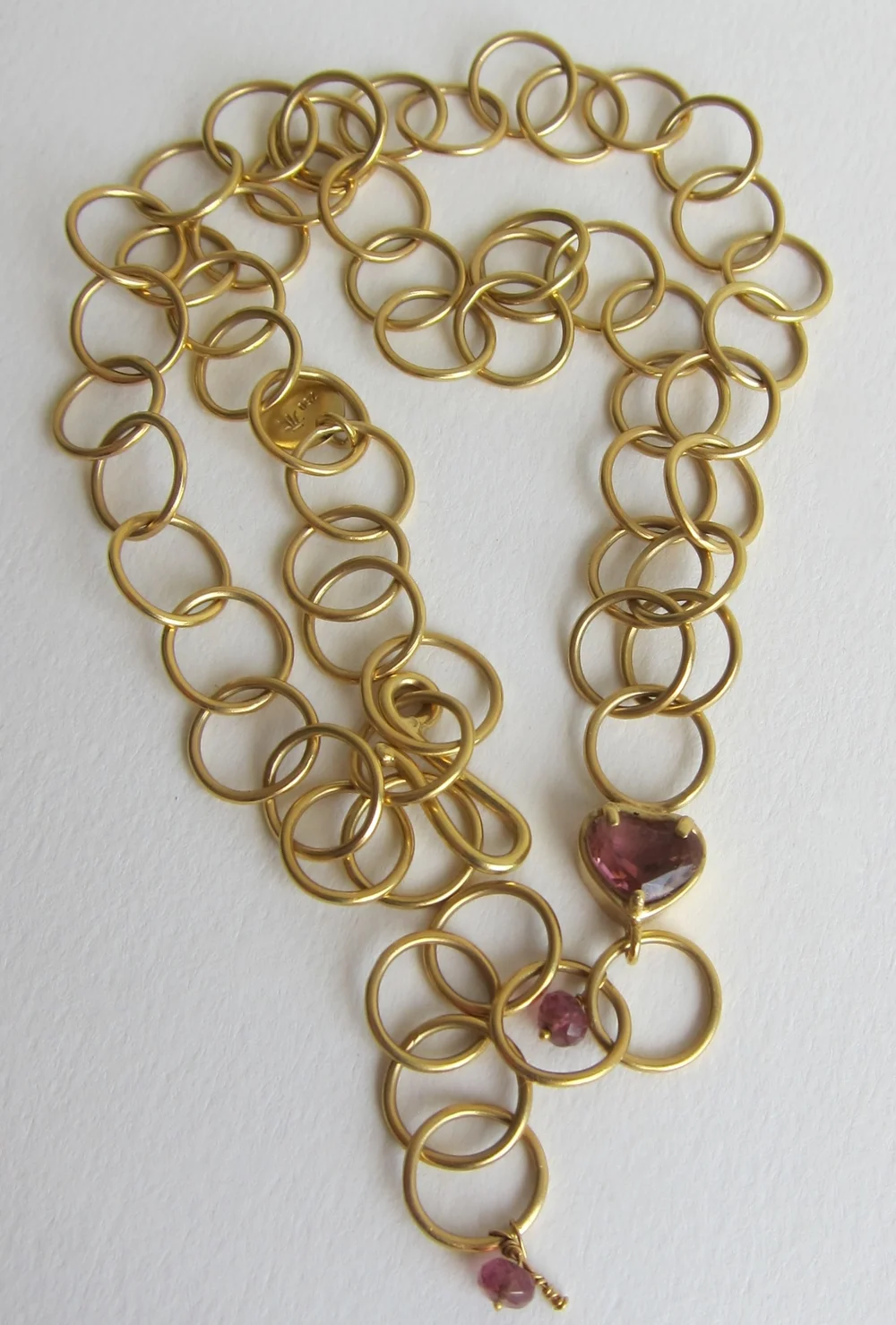 18kt gold links neckpiece 