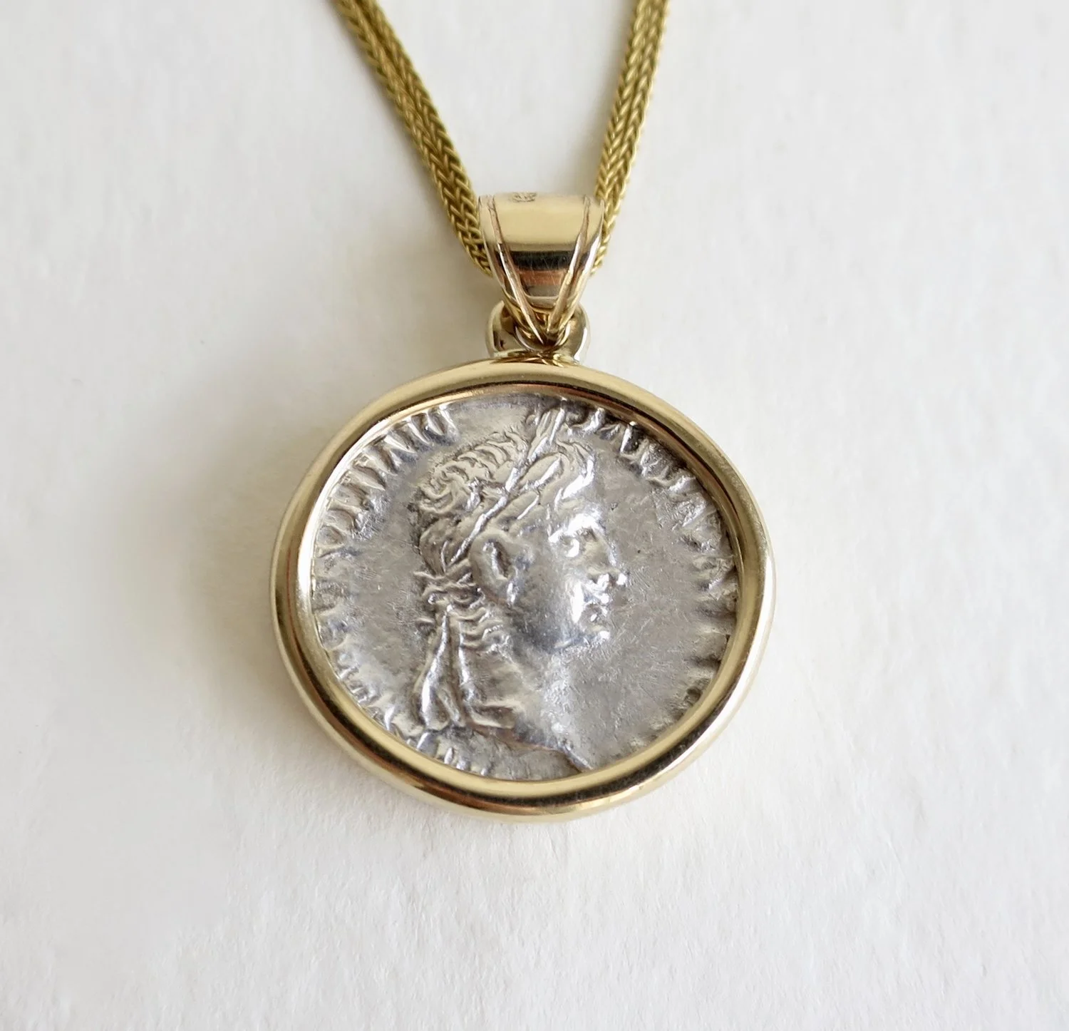 Jewelry Jewellery Silver denarius Augustus, Tribute Penny