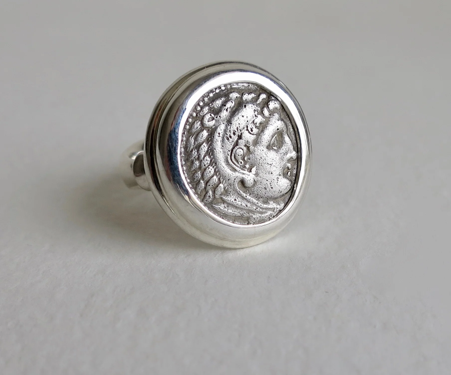 Alexander the Great drachm silver coin