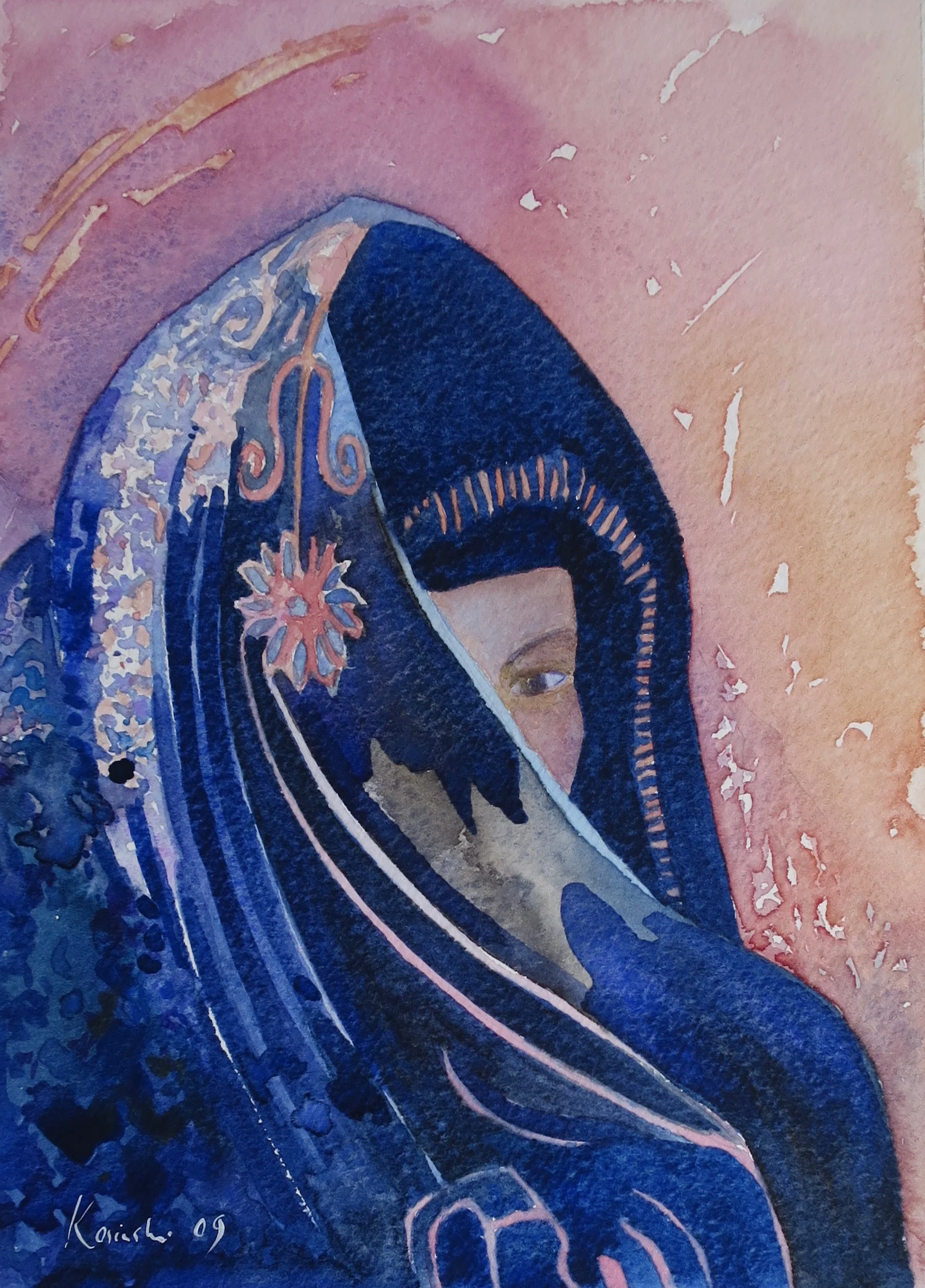 Beduin Lady in the Sinai desert